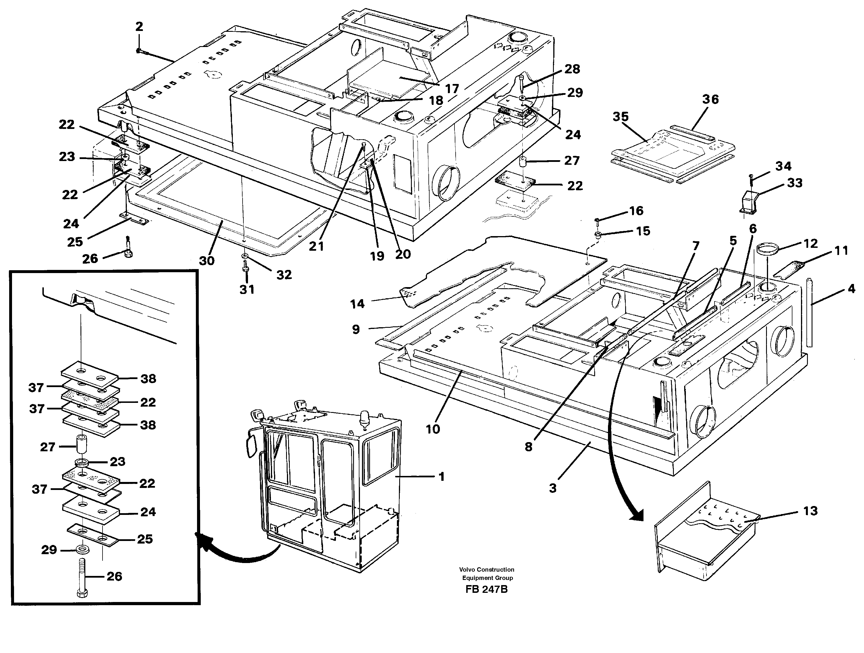 For upper engine part VOE14014652 VOLVO
