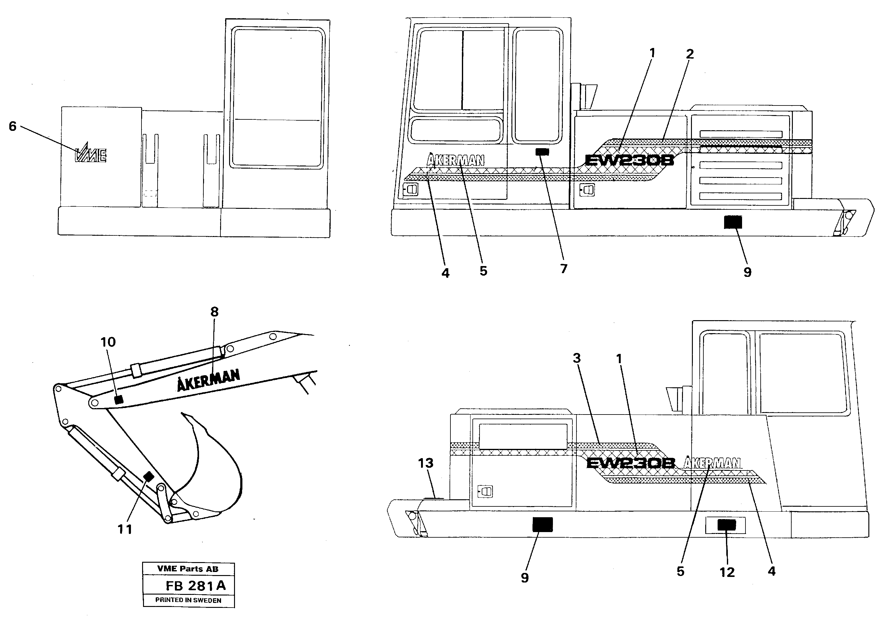 Angled plate VOE14267266 VOLVO