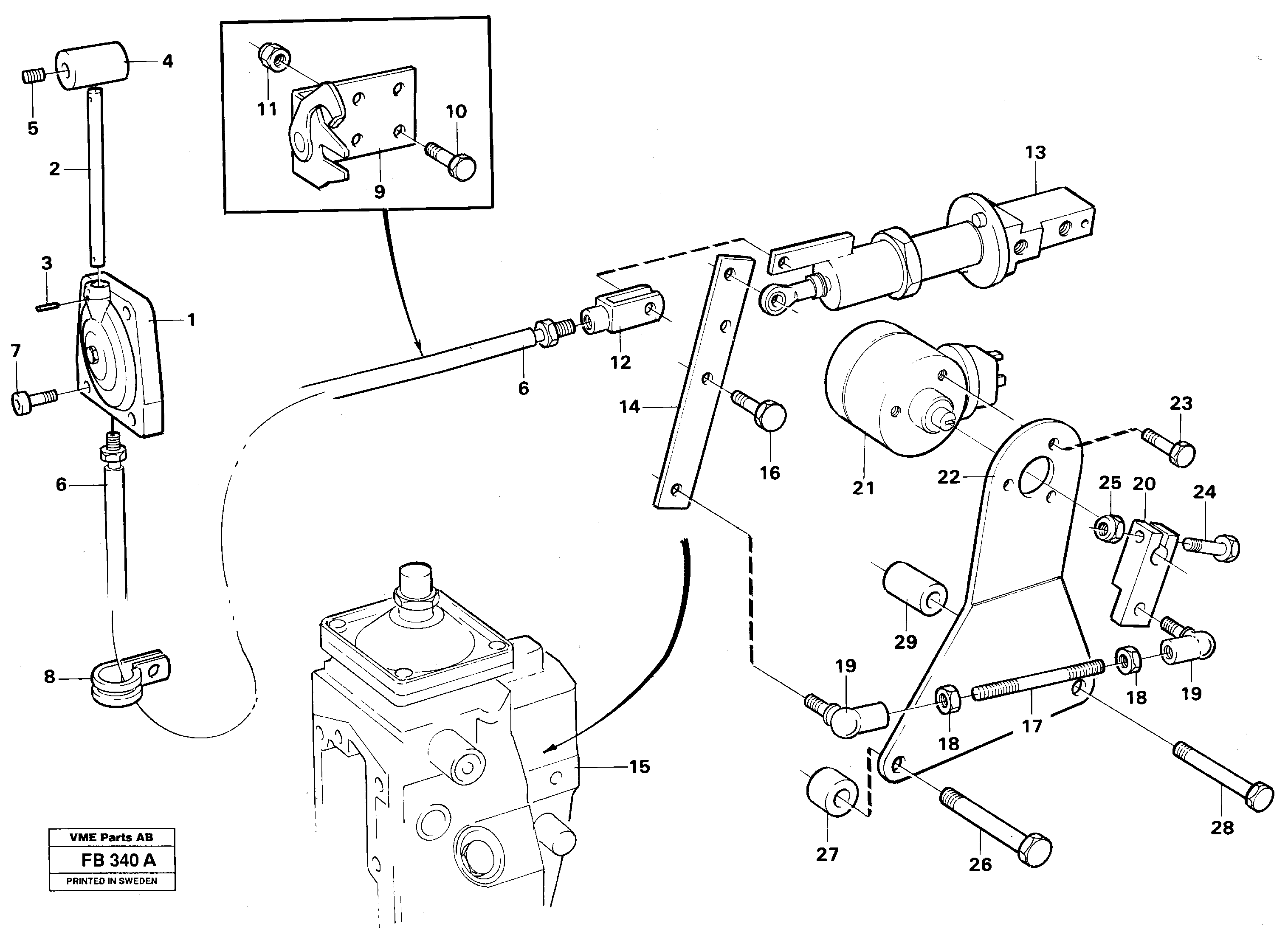Radio Support RM/VOE14214530 VOLVO