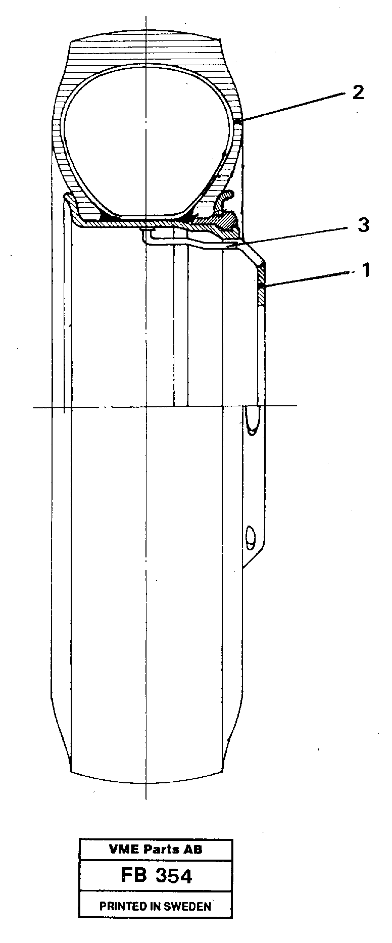 Mn Bearing Part RM/VOE14256408 VOLVO