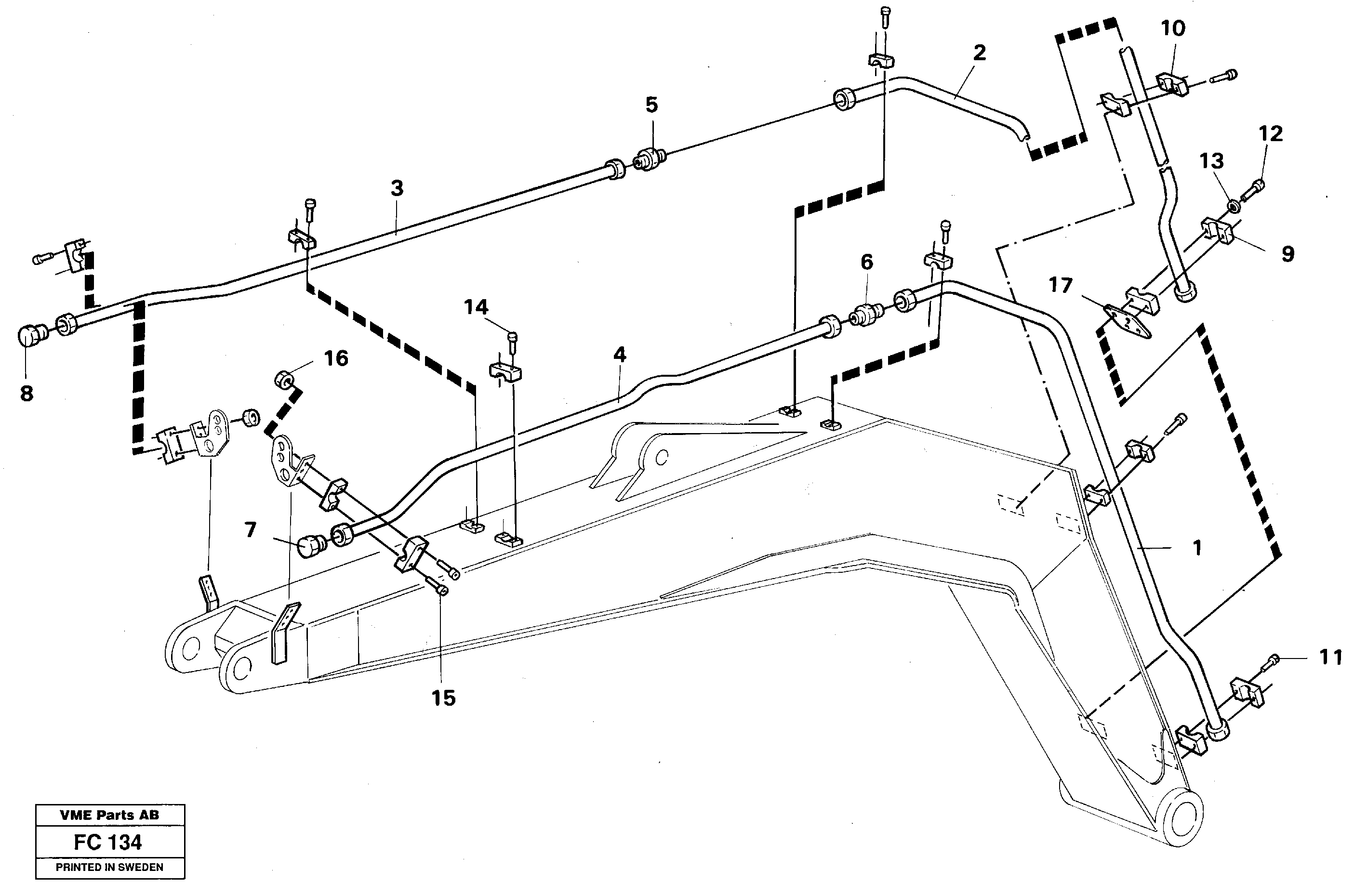 Tube Assembly VOE14258296 VOLVO