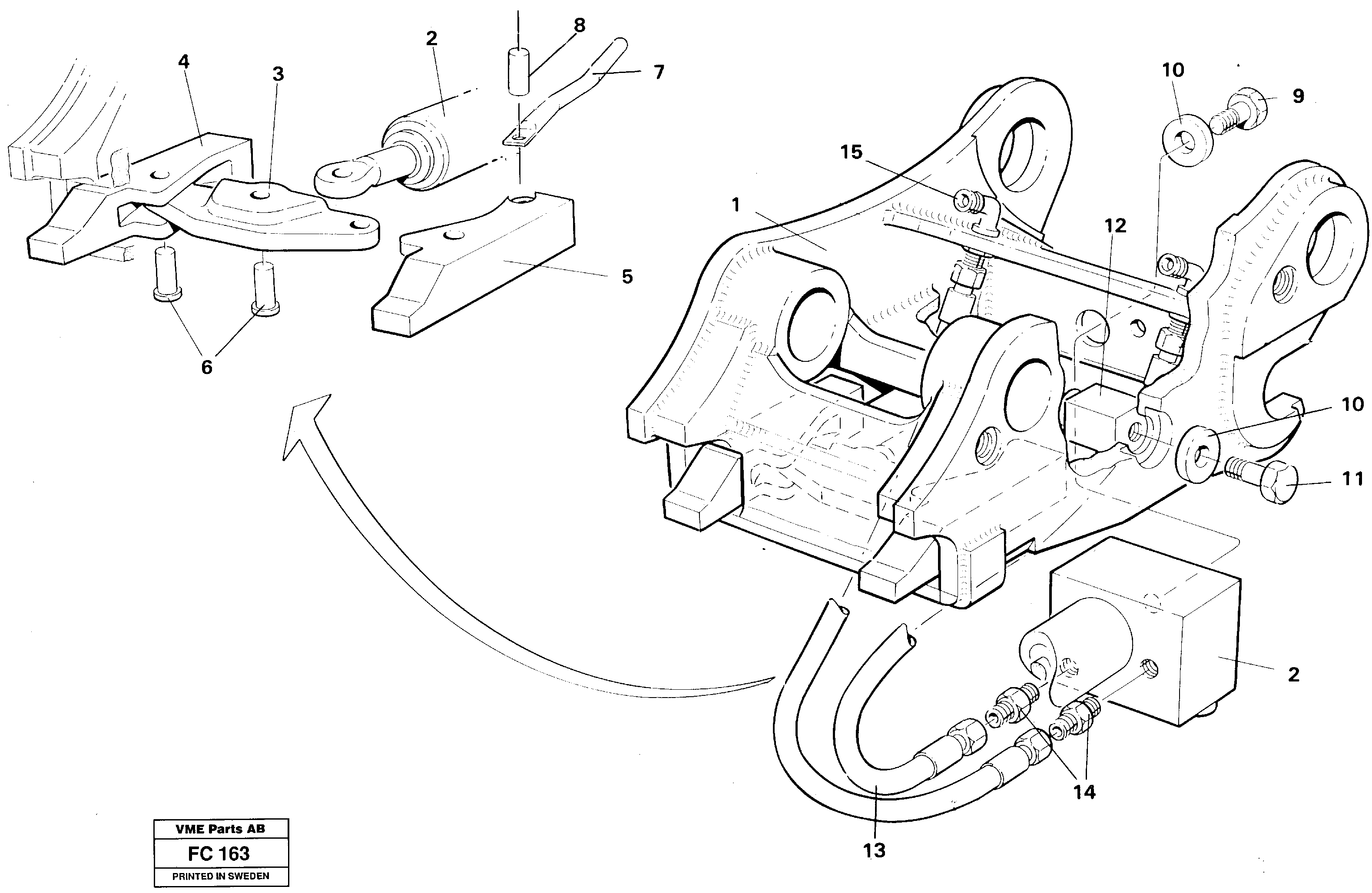 Press.limiting valve VOE14258620 VOLVO