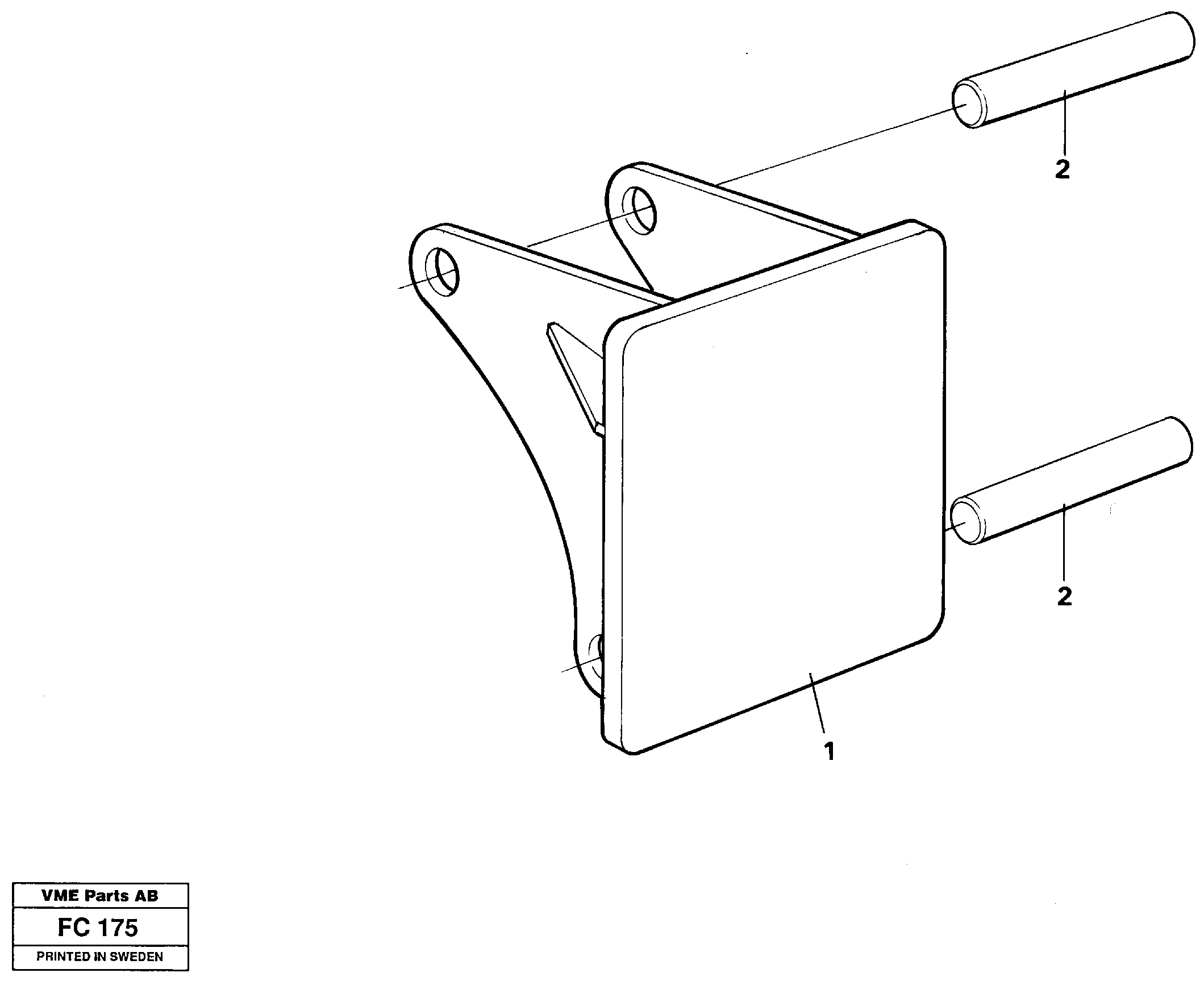 Hydr Hmr Plate VOE14286416 VOLVO