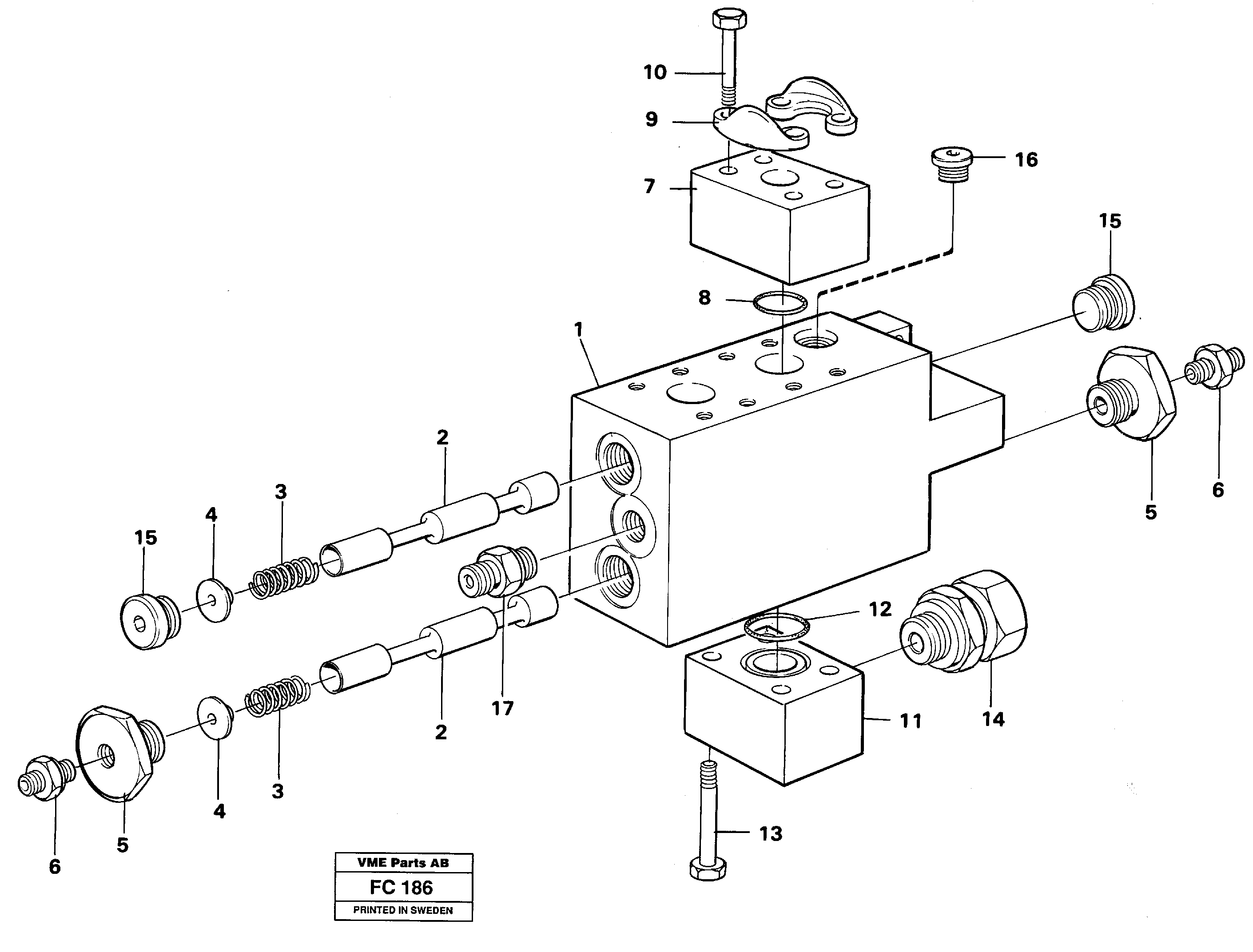 Bulkhead VOE14042775 VOLVO