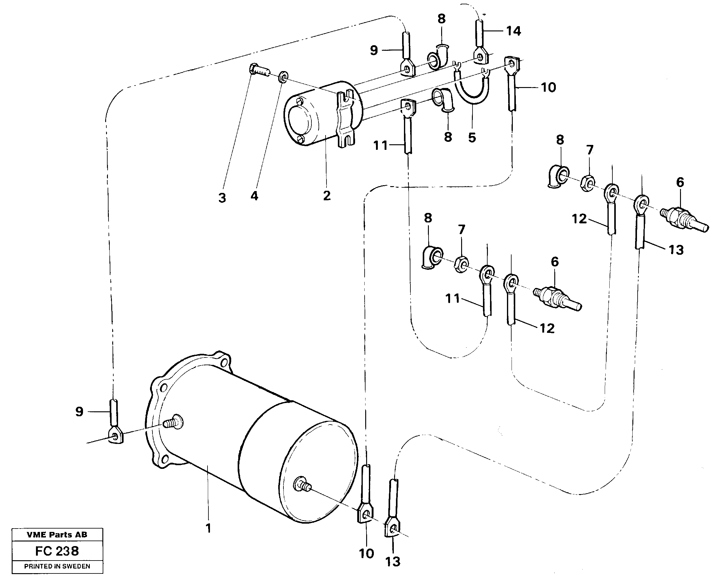 Radio Support VOE14259622 VOLVO