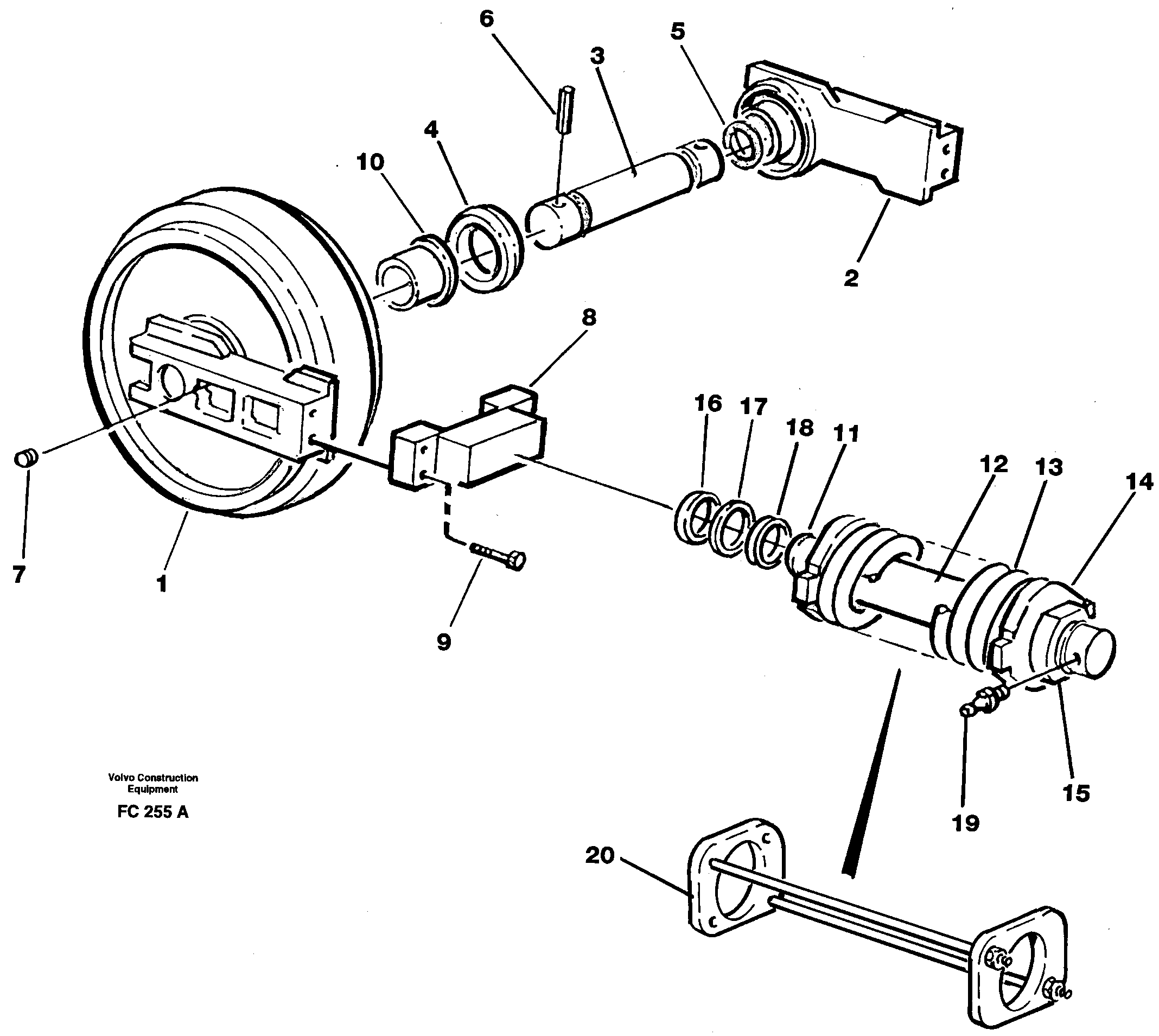Idler VOE14214909 VOLVO