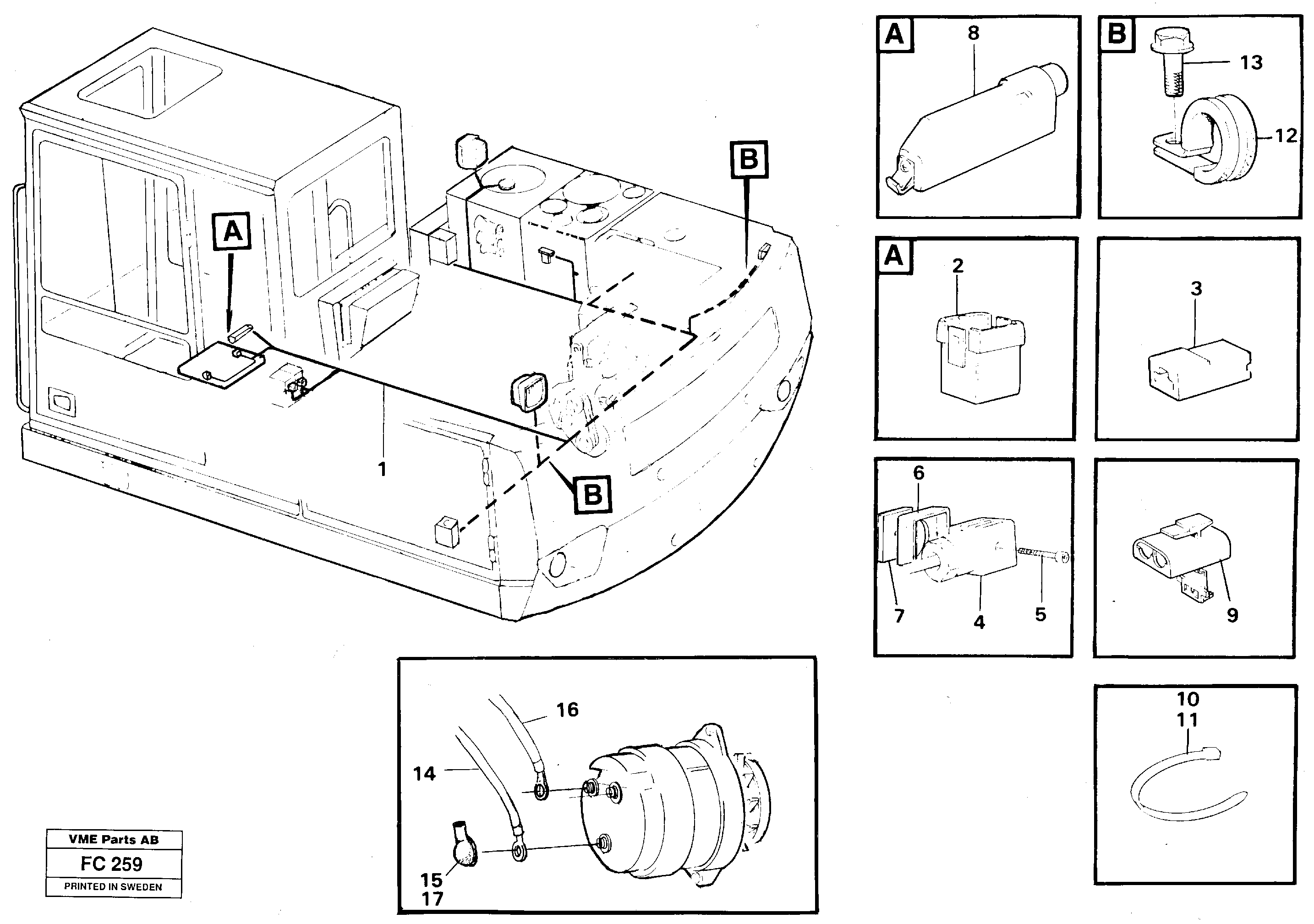 Radio Support VOE14258168 VOLVO