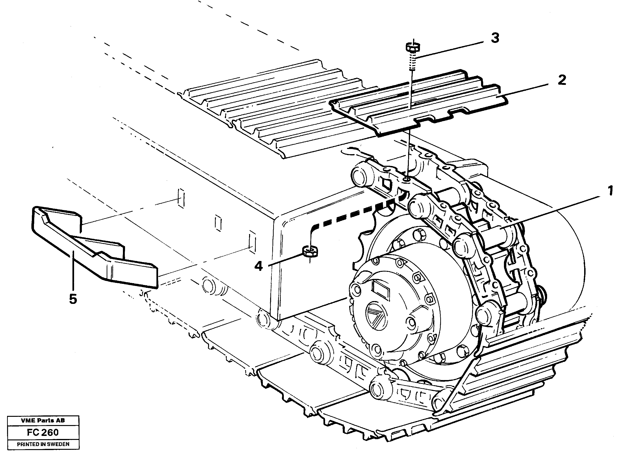 Track Shoe VOE14214964 VOLVO