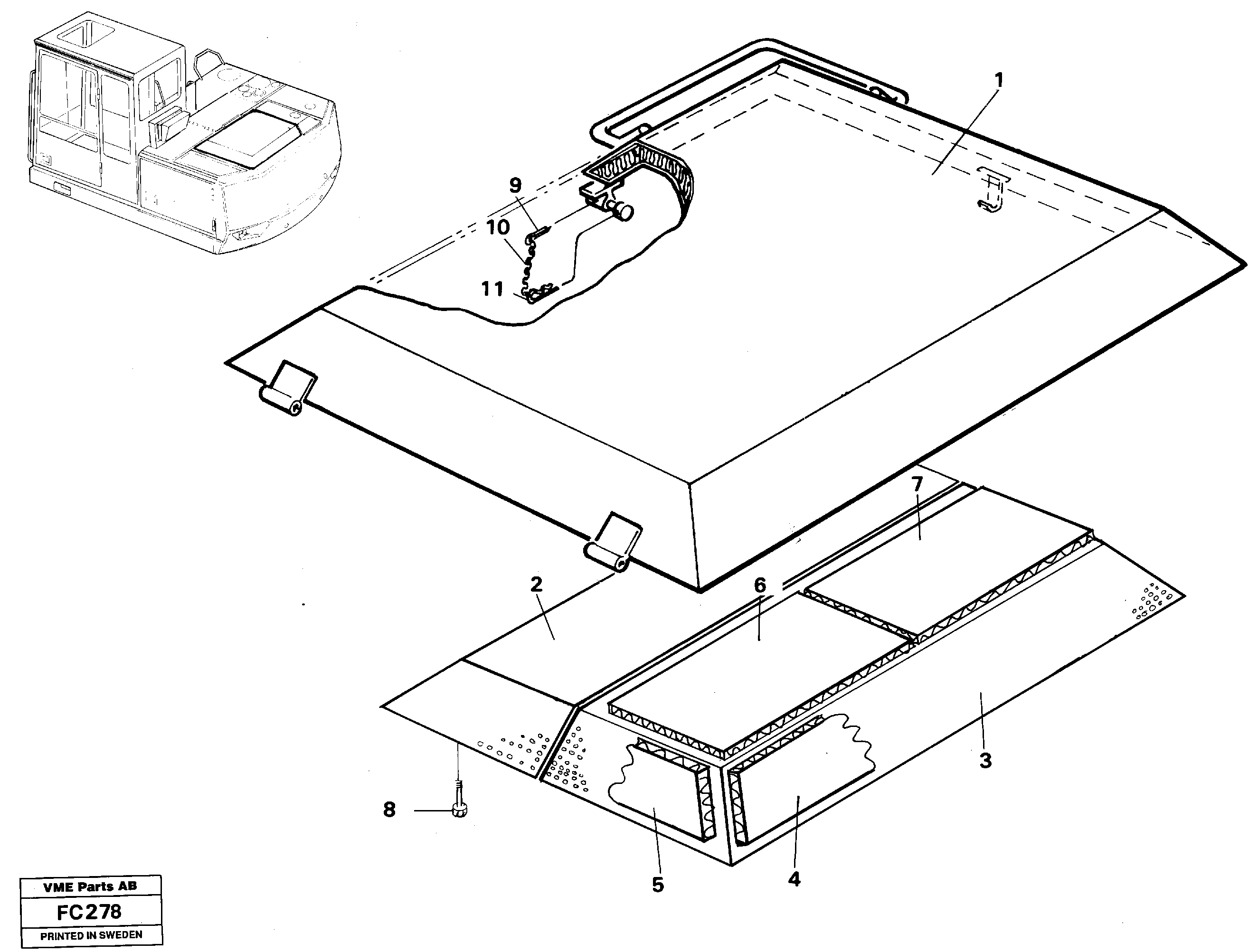 Insulation VOE14285503 VOLVO