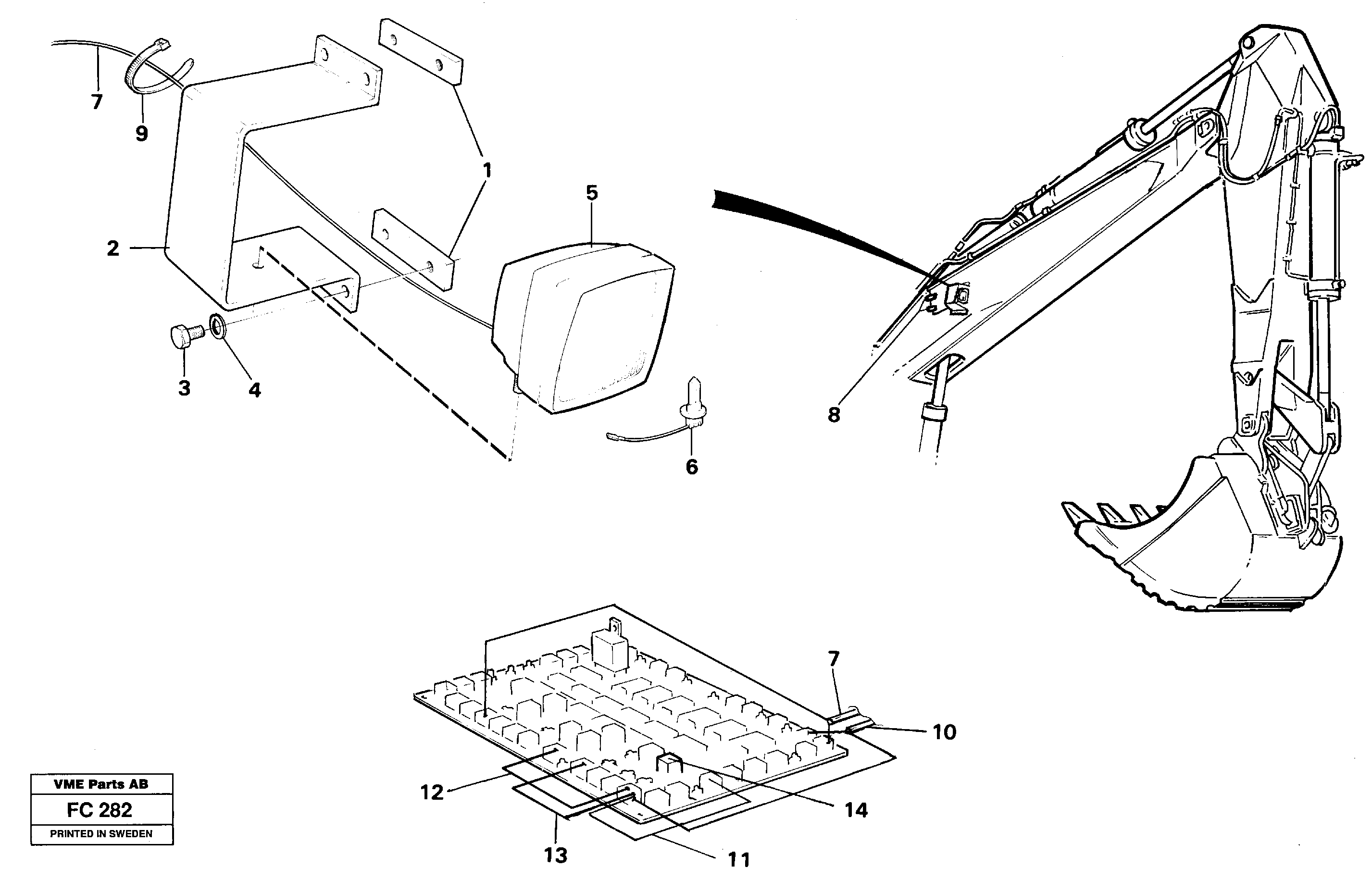 Radio Support VOE14262804 VOLVO