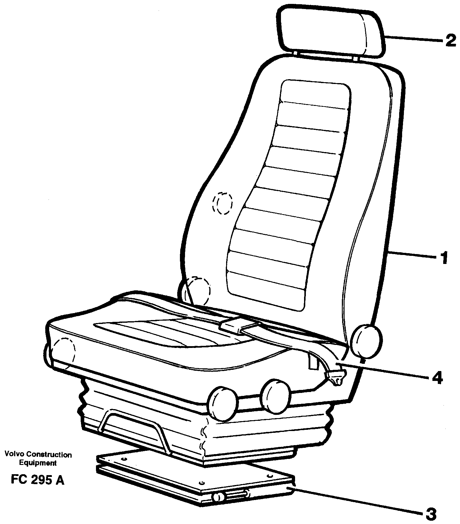 Safety Belt VOE14212935 VOLVO