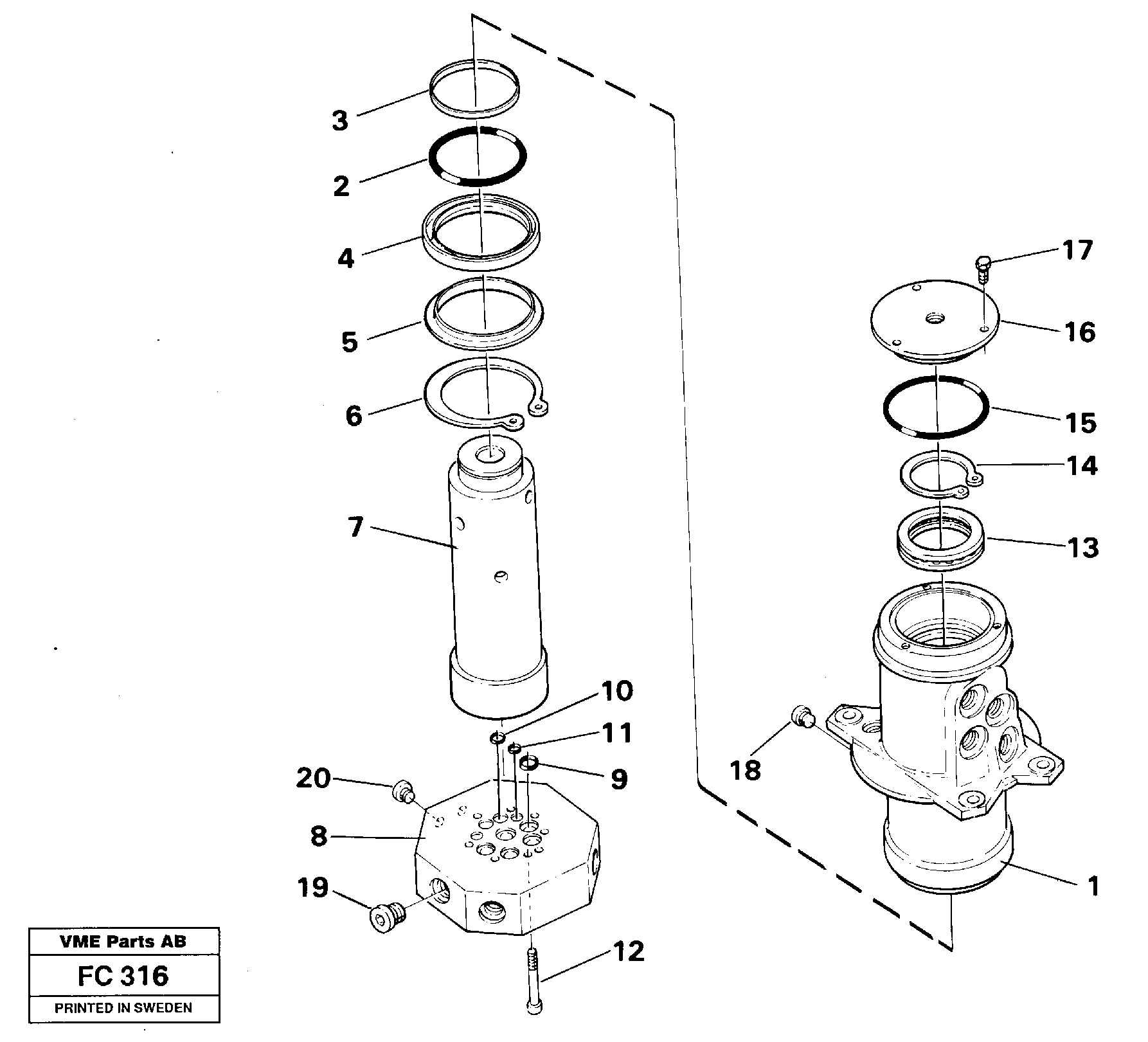 King Pin Kit VOE14213247 VOLVO
