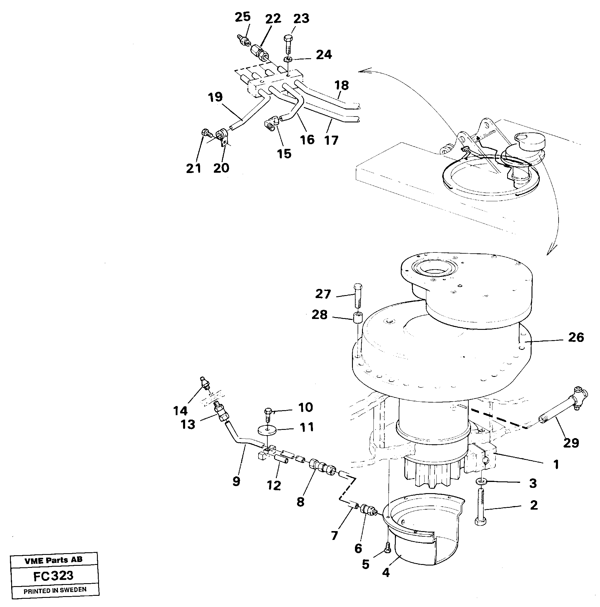 Fuel miser valve VOE14258968 VOLVO