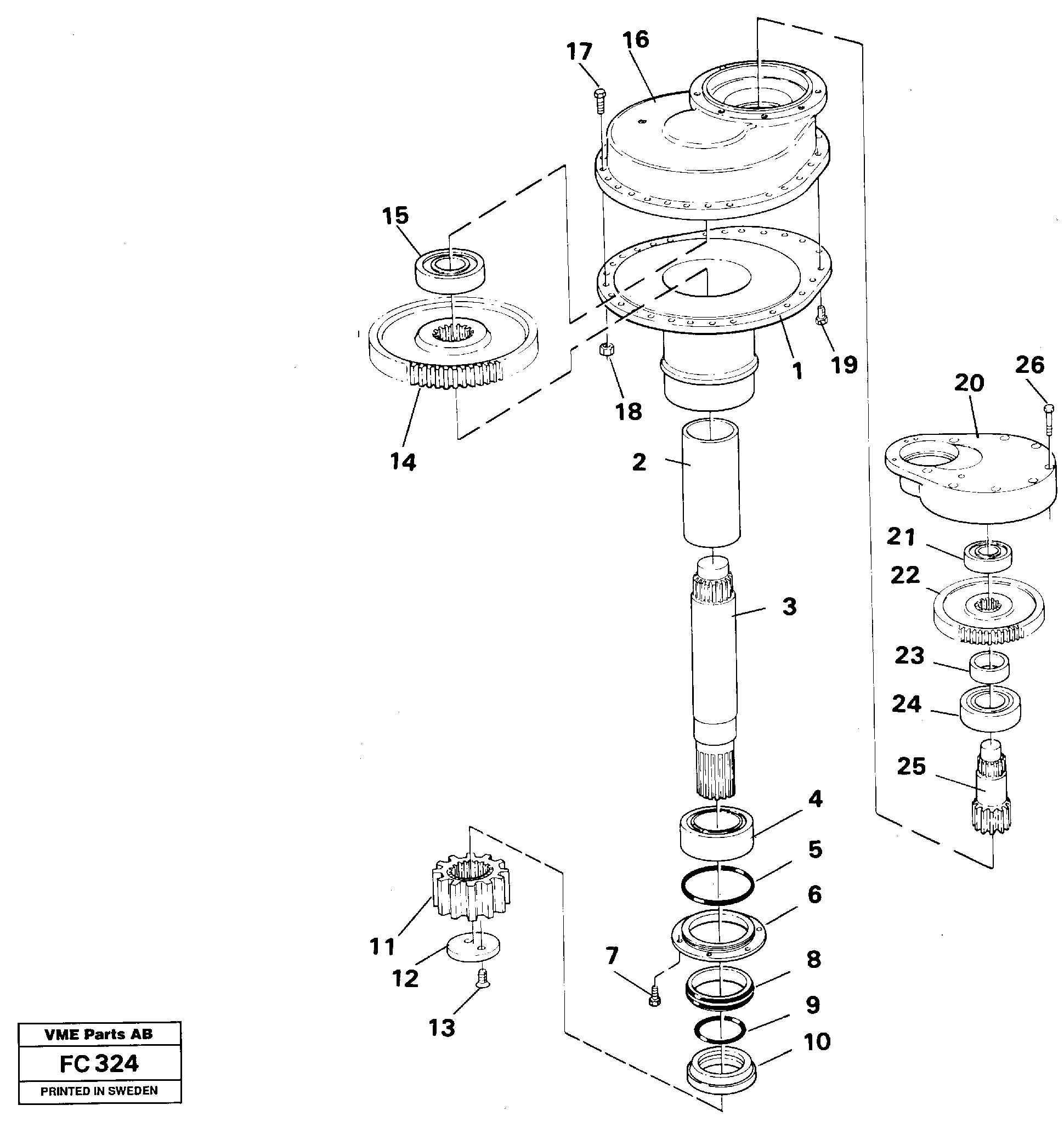 For upper engine part VOE14014695 VOLVO