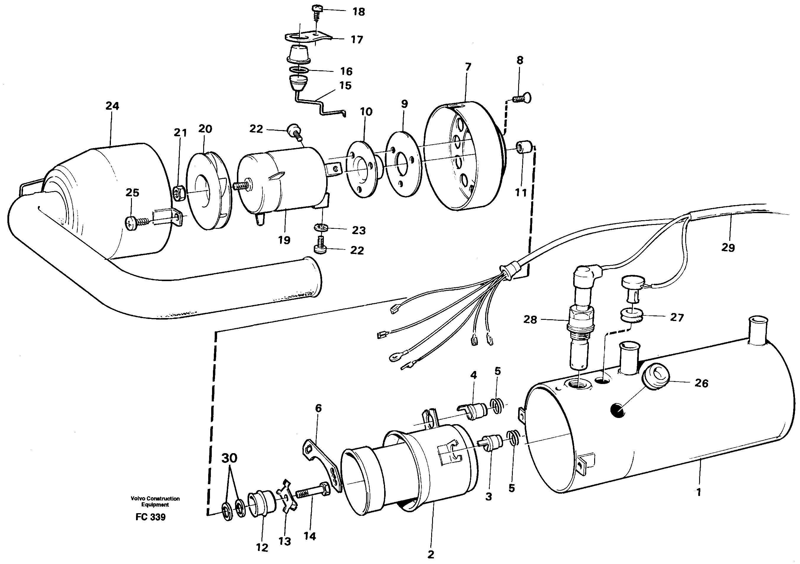 Pedal bracket VOE3728425 VOLVO