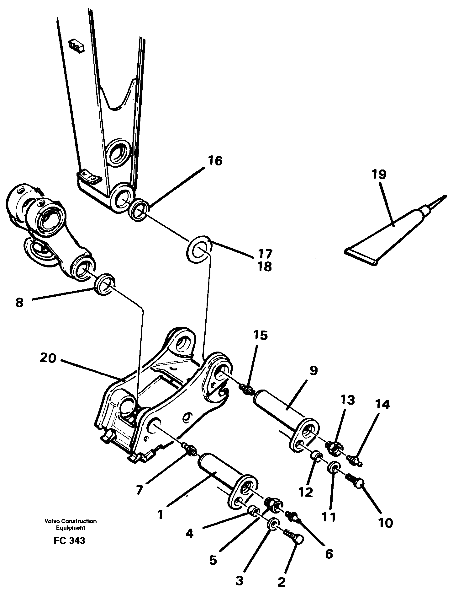 R Window Wiper VOE14230617 VOLVO