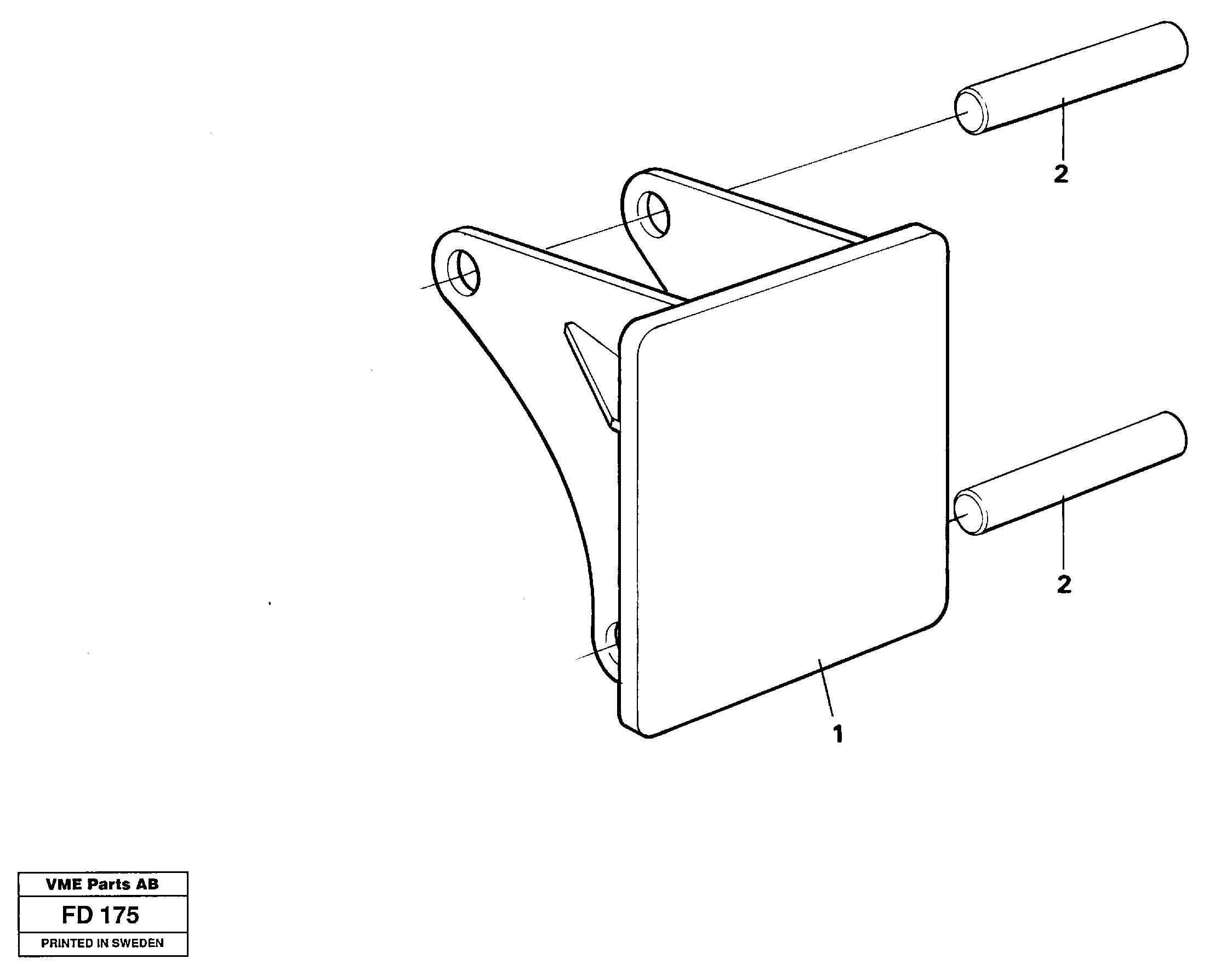 Hydraulic Hammer Plate VOE14260983 VOLVO
