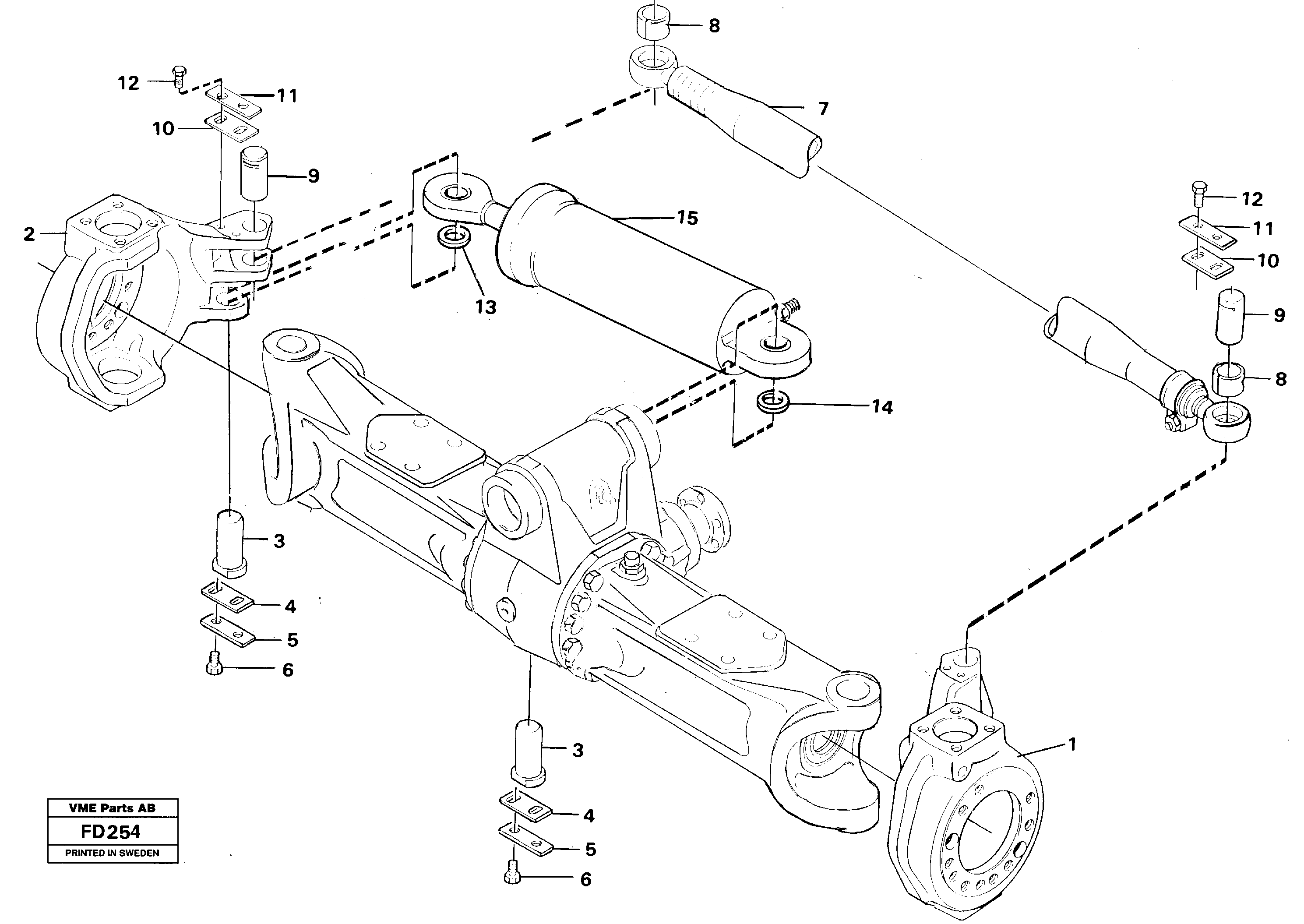 Power steering pump VOE11997398 VOLVO