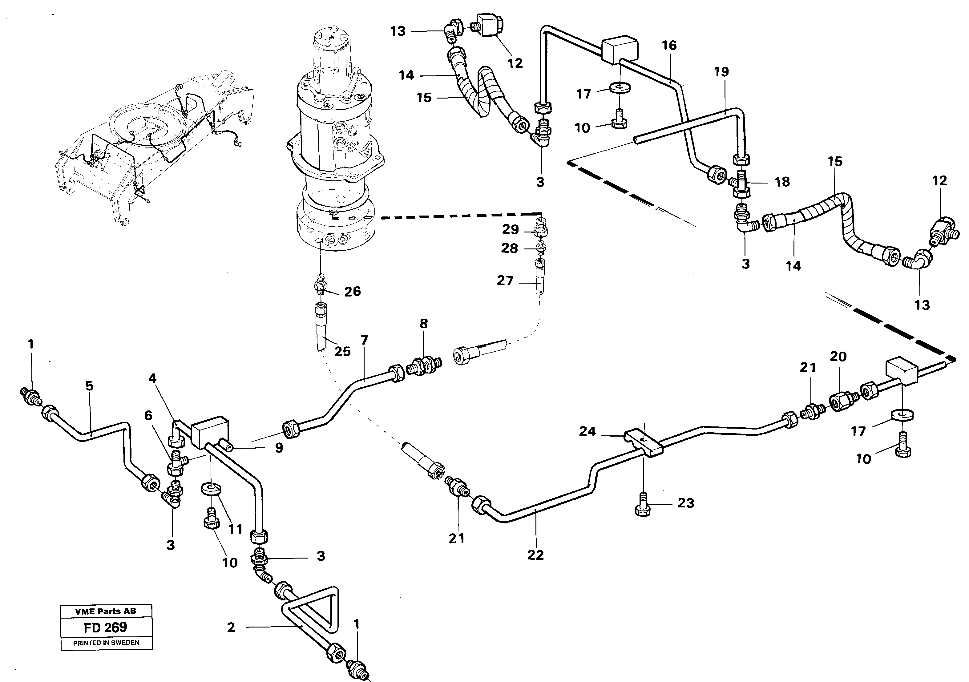 Tube Assembly VOE14251157 VOLVO