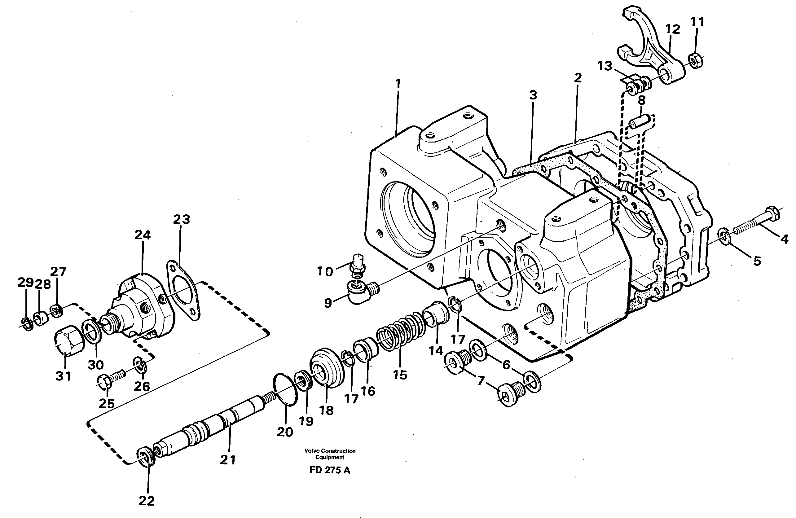 Mounting rail VOE970881 VOLVO
