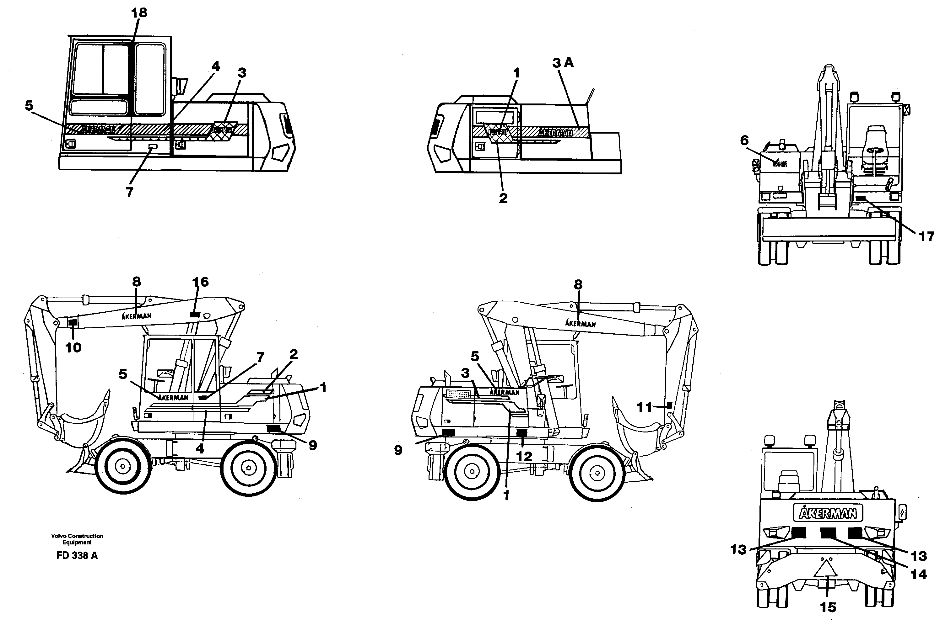 Angled plate VOE14265977 VOLVO