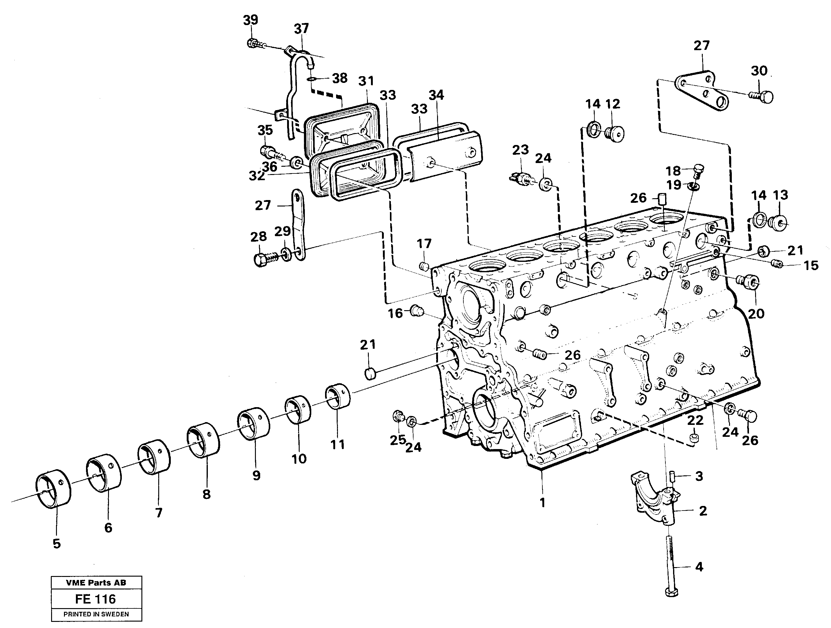 Pipe VOE8193627 VOLVO