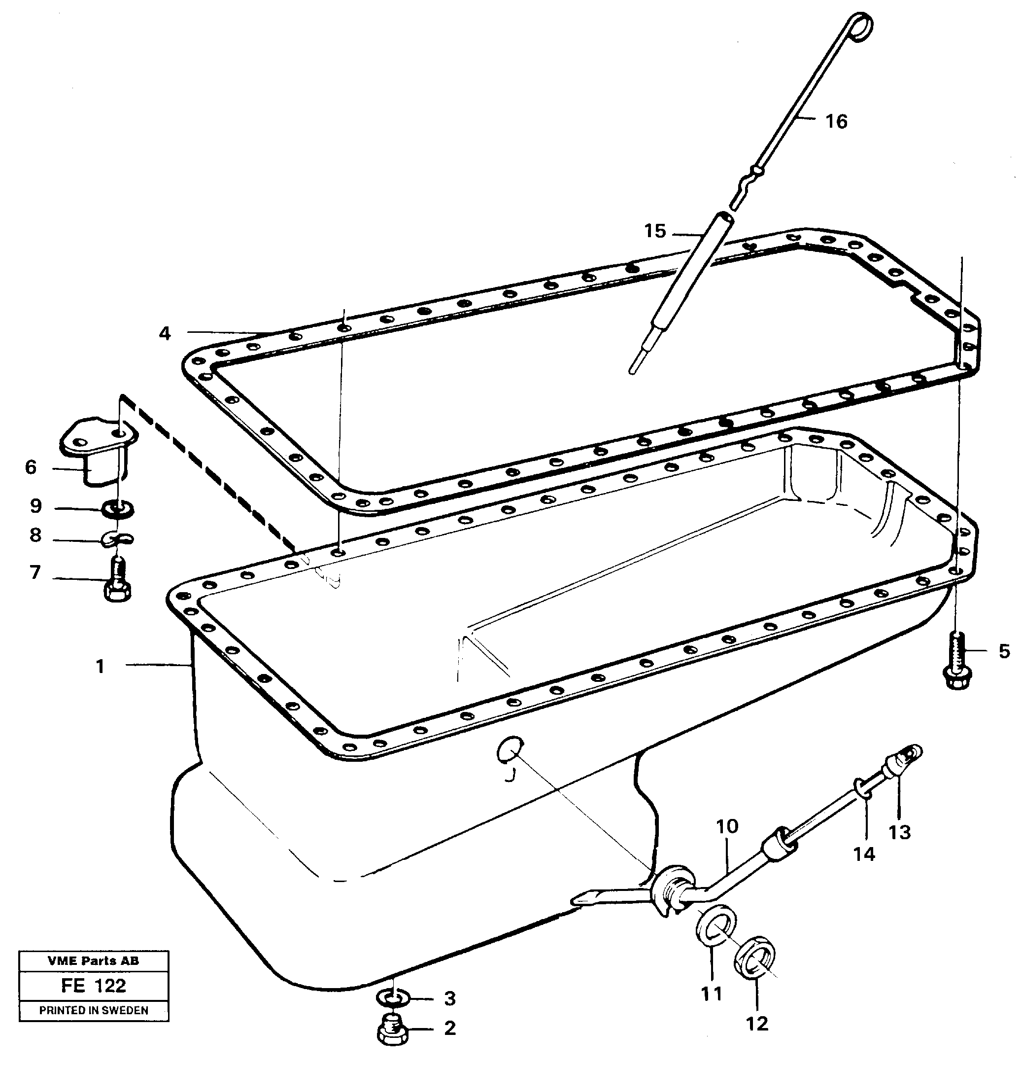 Tube Retainer VOE862016 VOLVO