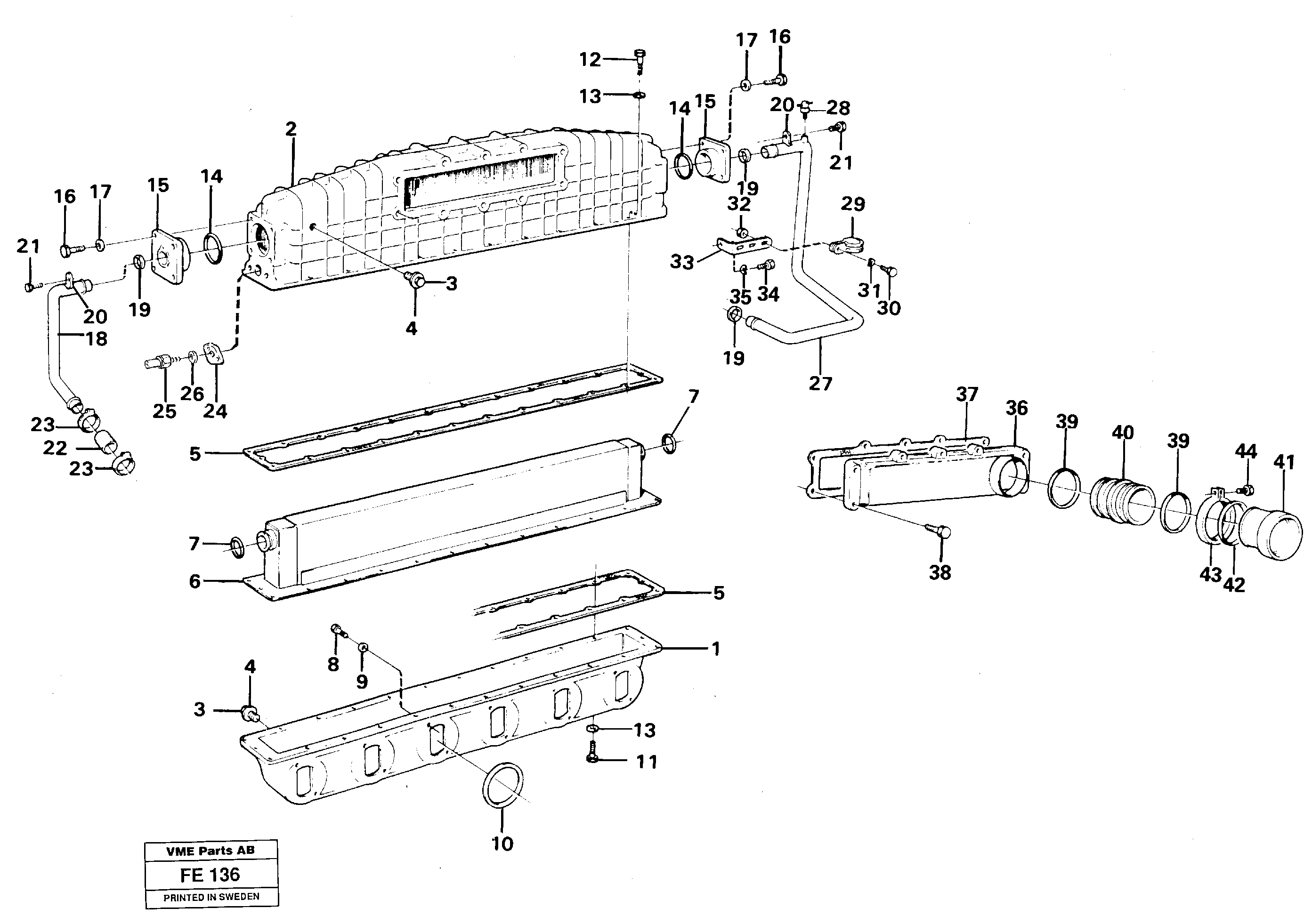 Flange VOE848564 VOLVO