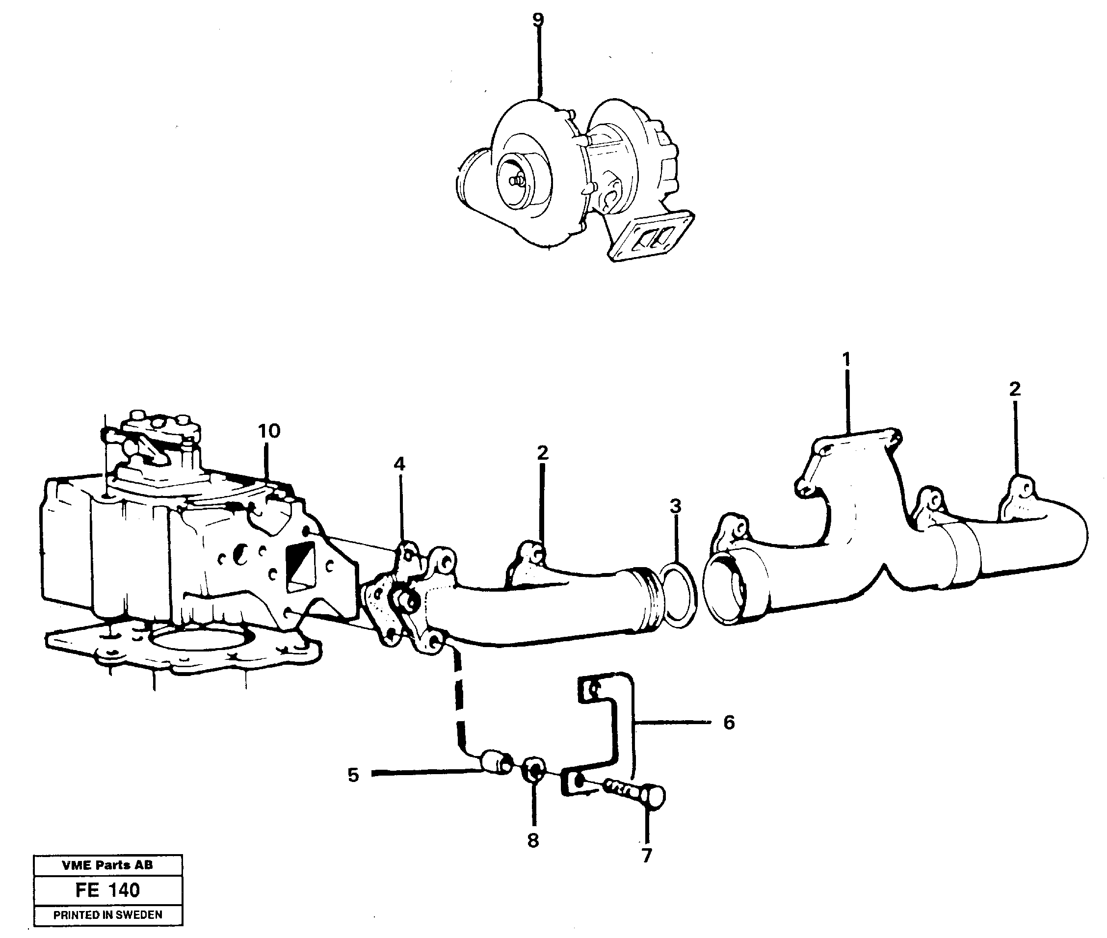 Upholstery Rail VOE423350 VOLVO
