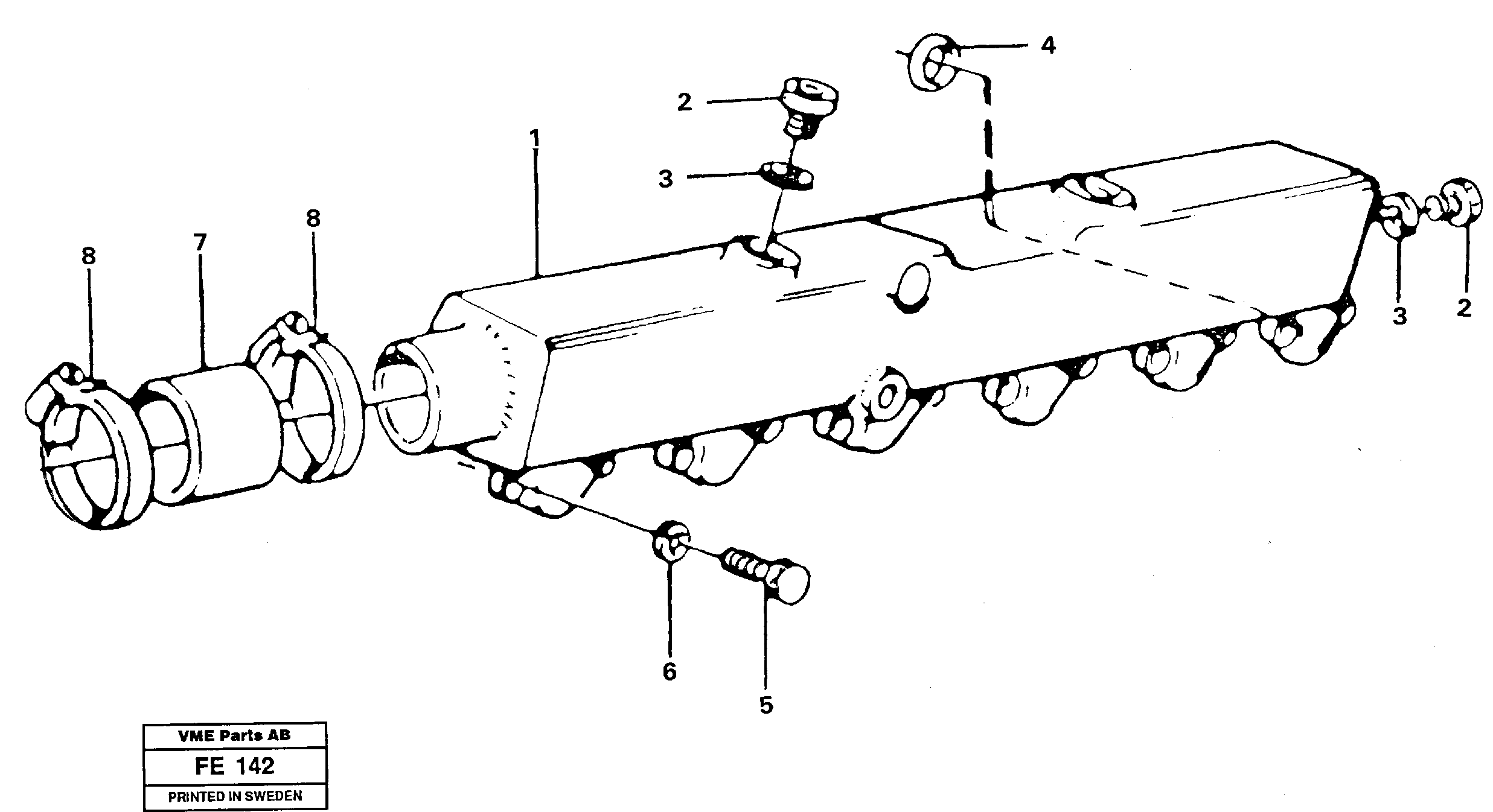 Pipe VOE847512 VOLVO