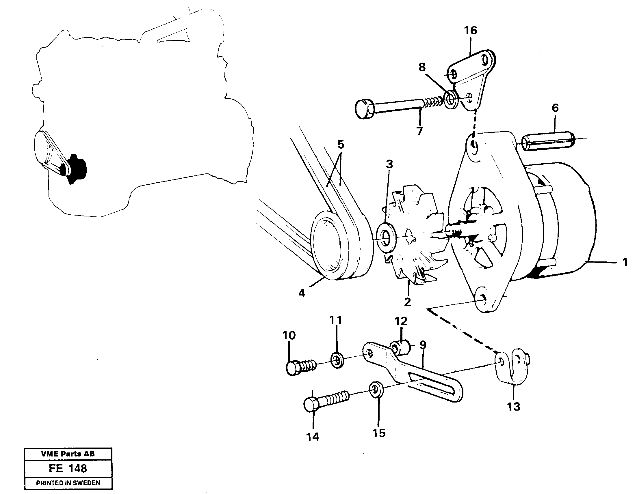Spacer Sleeve VOE824205 VOLVO