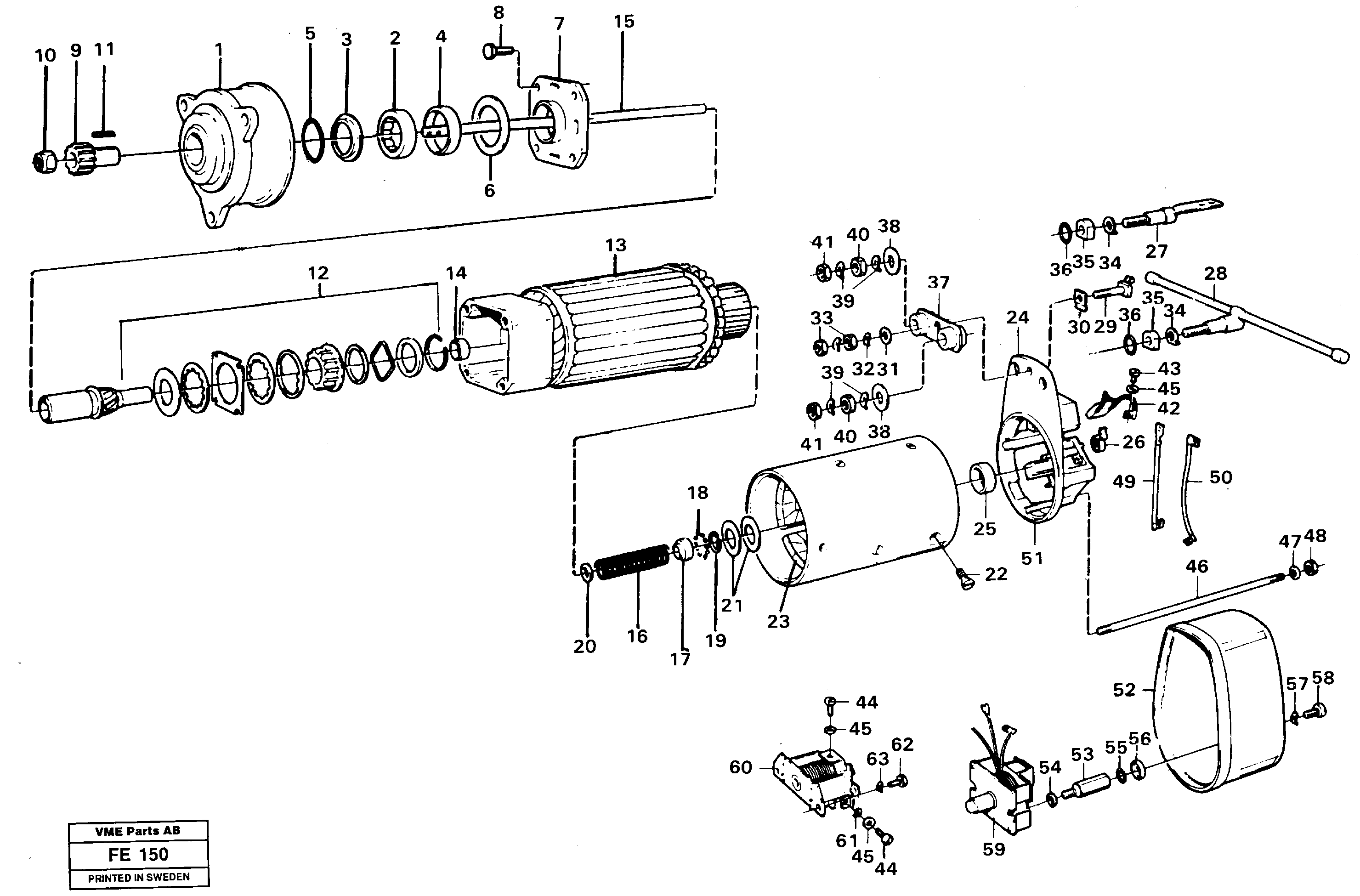 Bearing Shield VOE843534 VOLVO