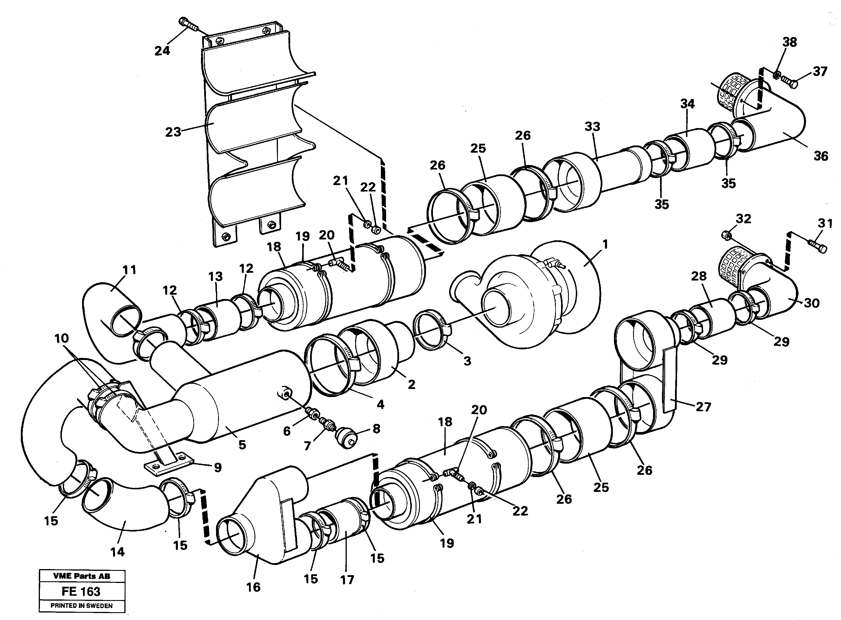 Air Inlet Side VOE837178 VOLVO