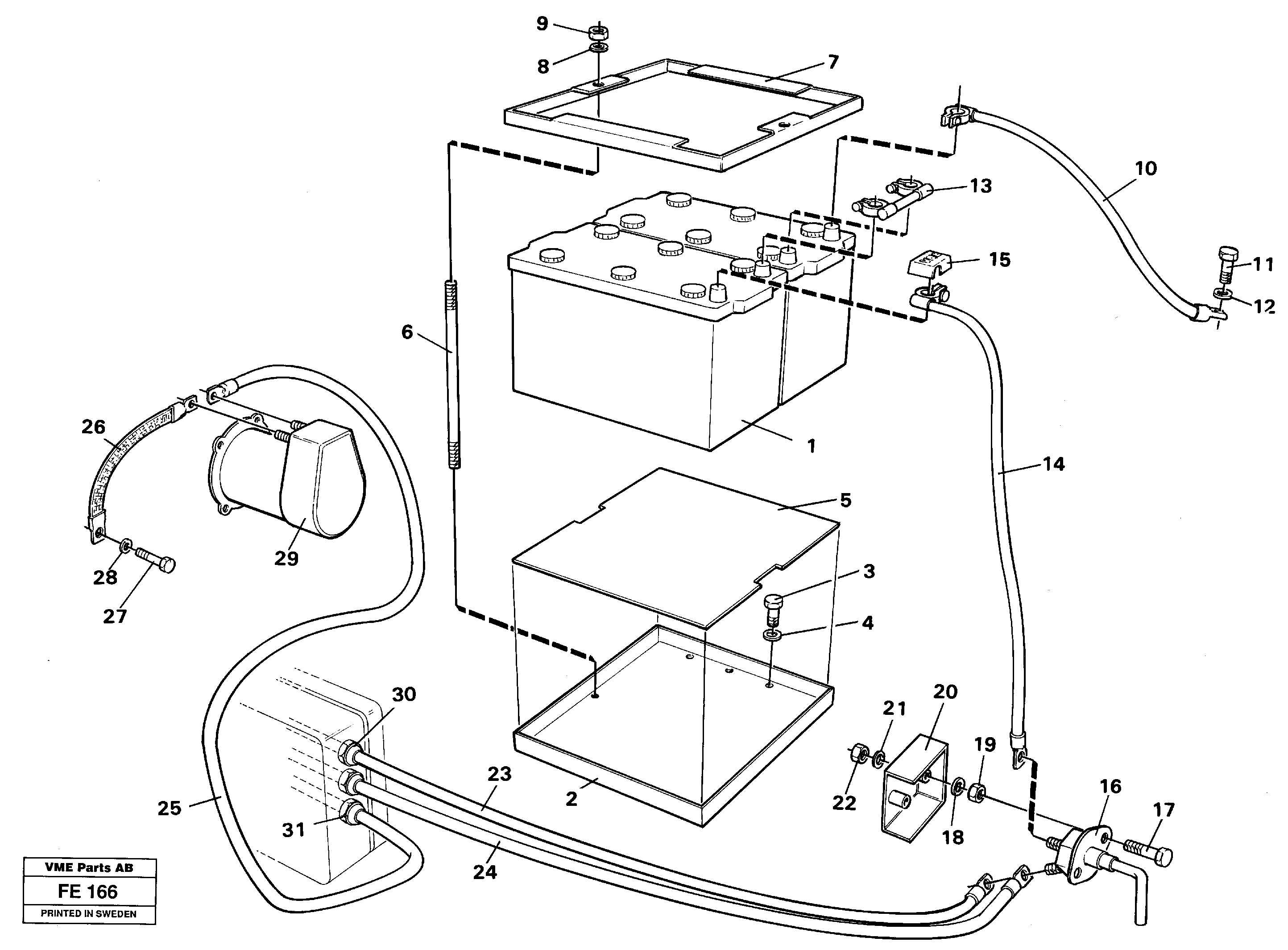 Brush Bearing VOE14346665 VOLVO