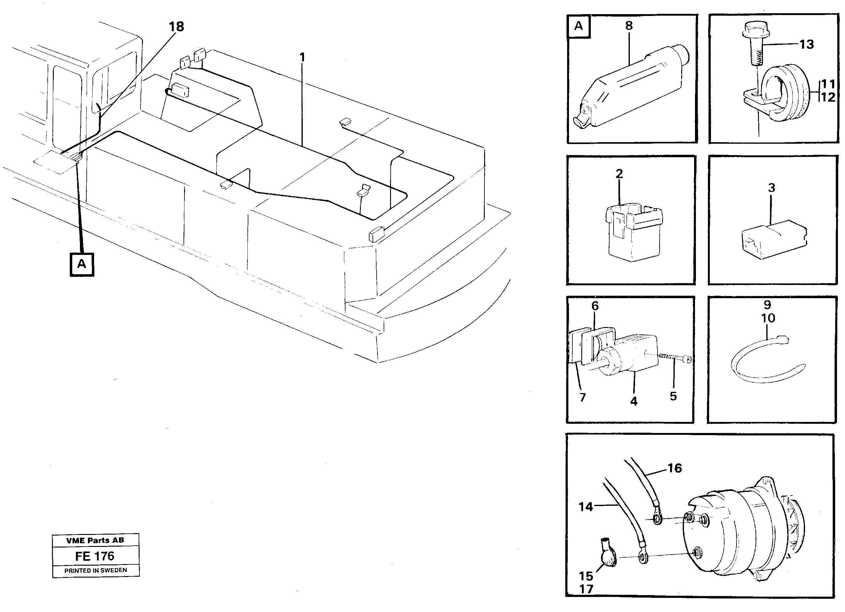 Radio Support VOE14253779 VOLVO