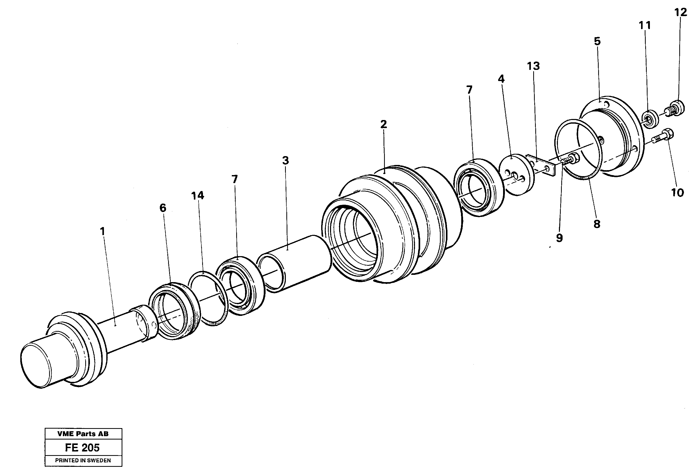 Protective hose VOE14044362 VOLVO