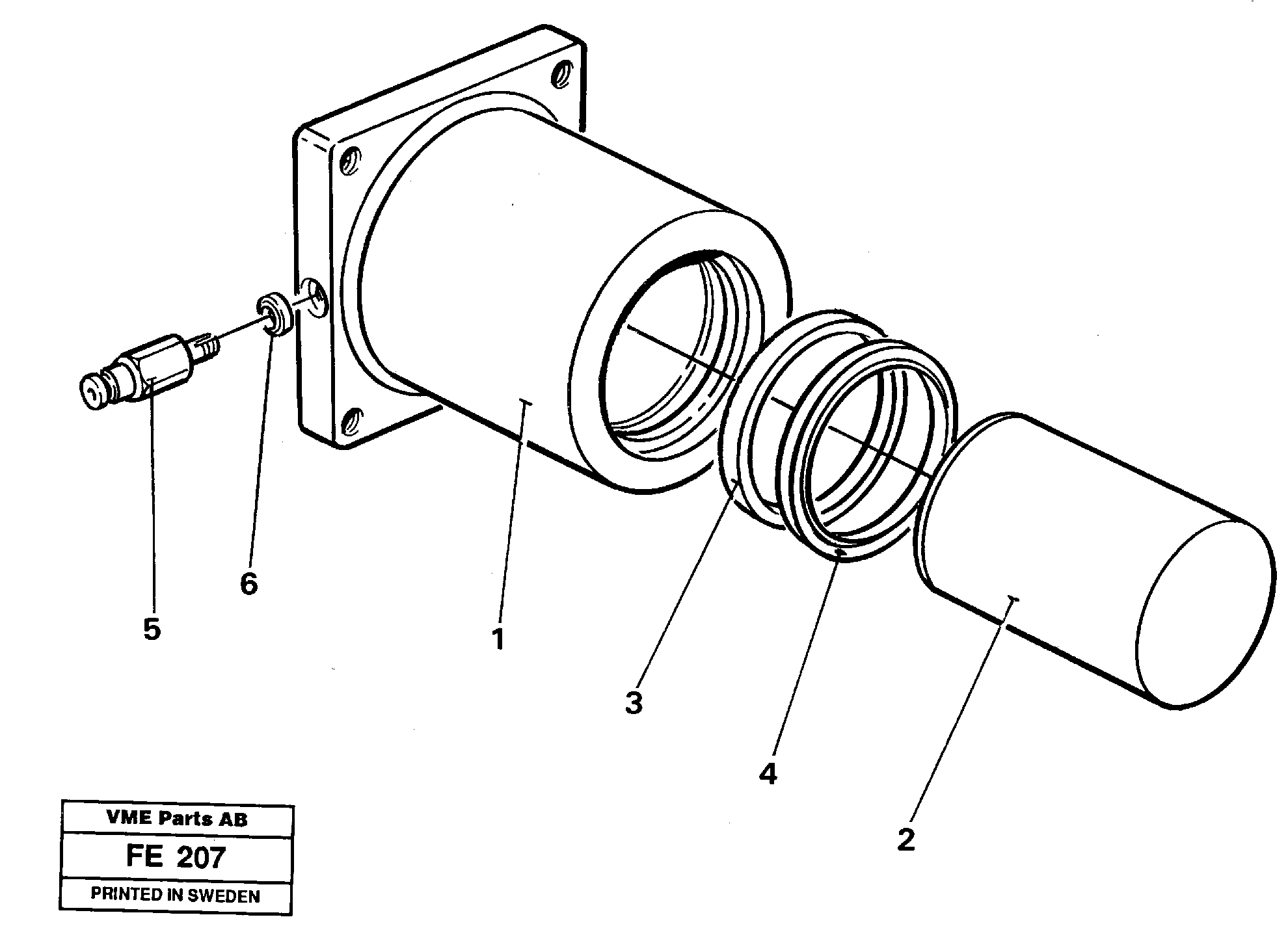 Tension Cylinde VOE14213522 VOLVO