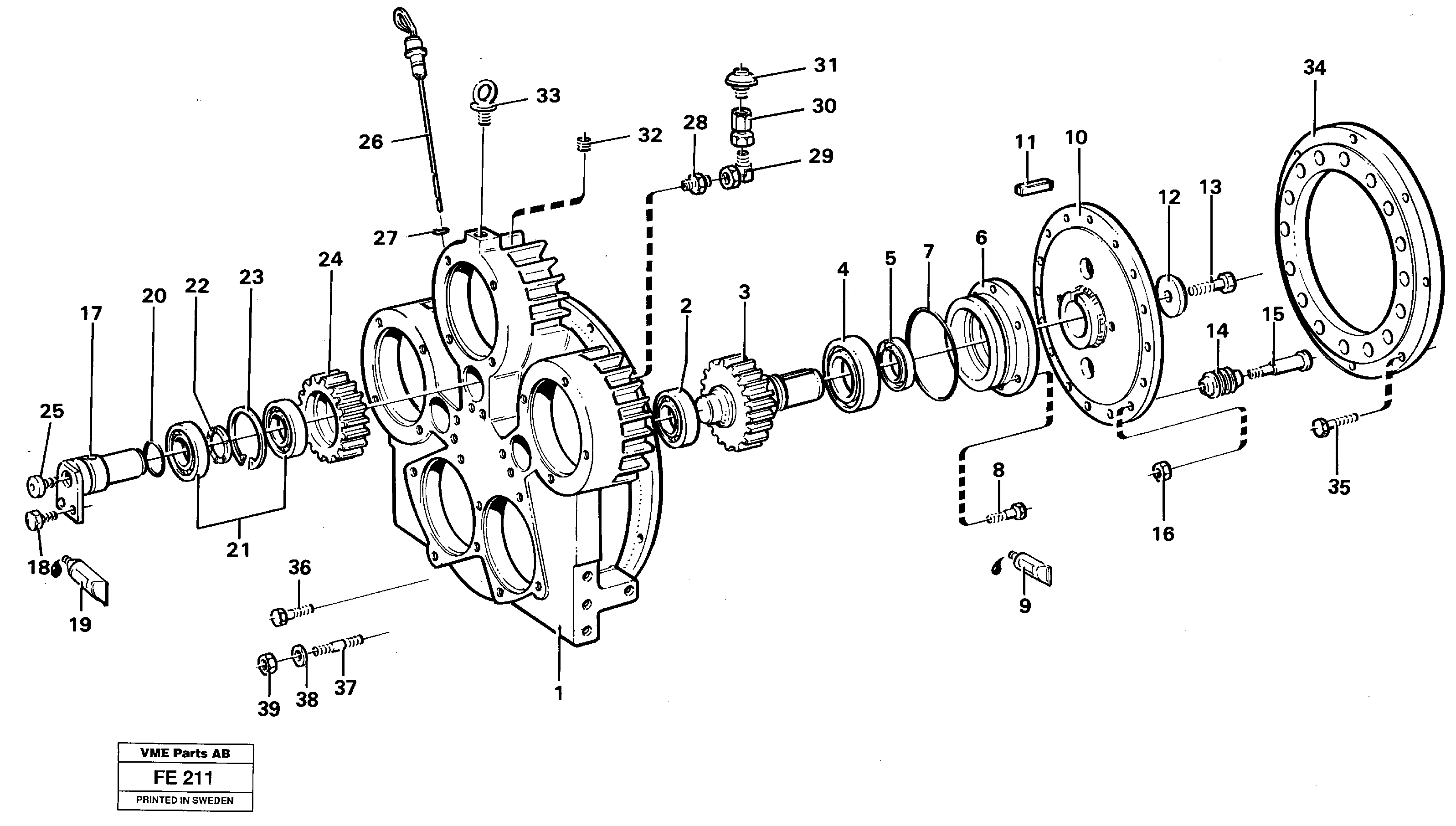 Reverse Clutch VOE14025521 VOLVO