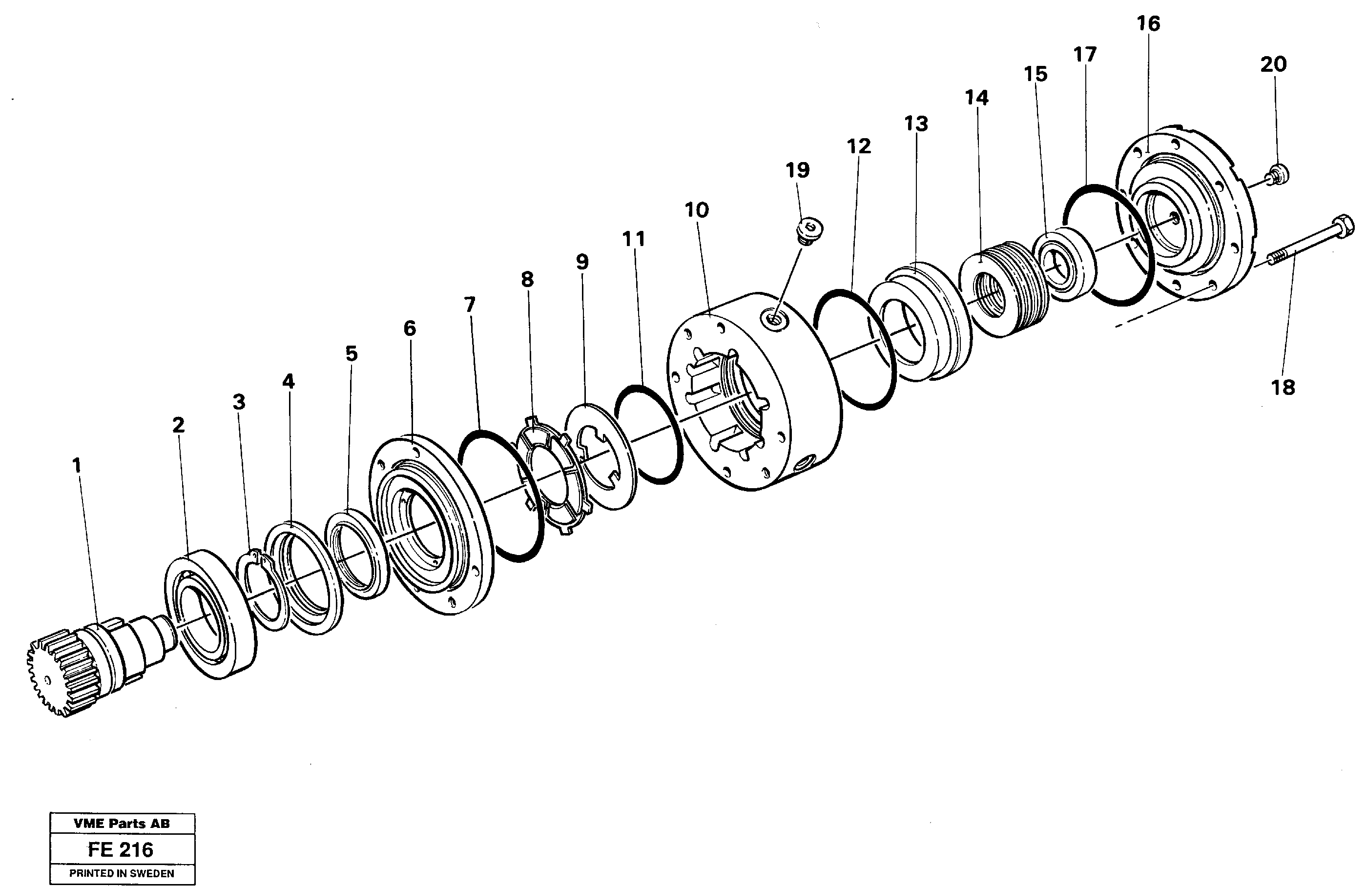 Center Pin VOE14259221 VOLVO