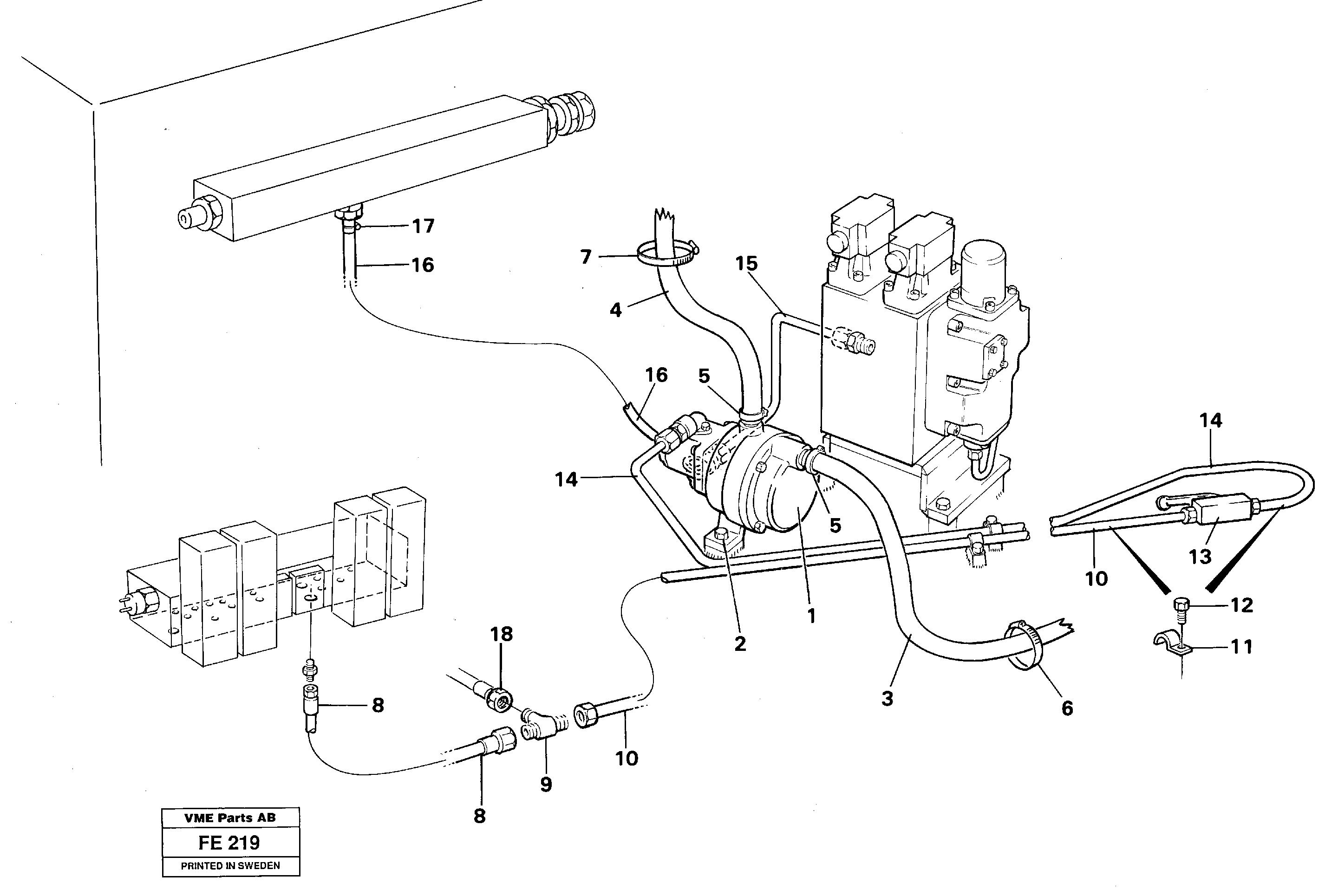 Tube Assembly VOE14055059 VOLVO