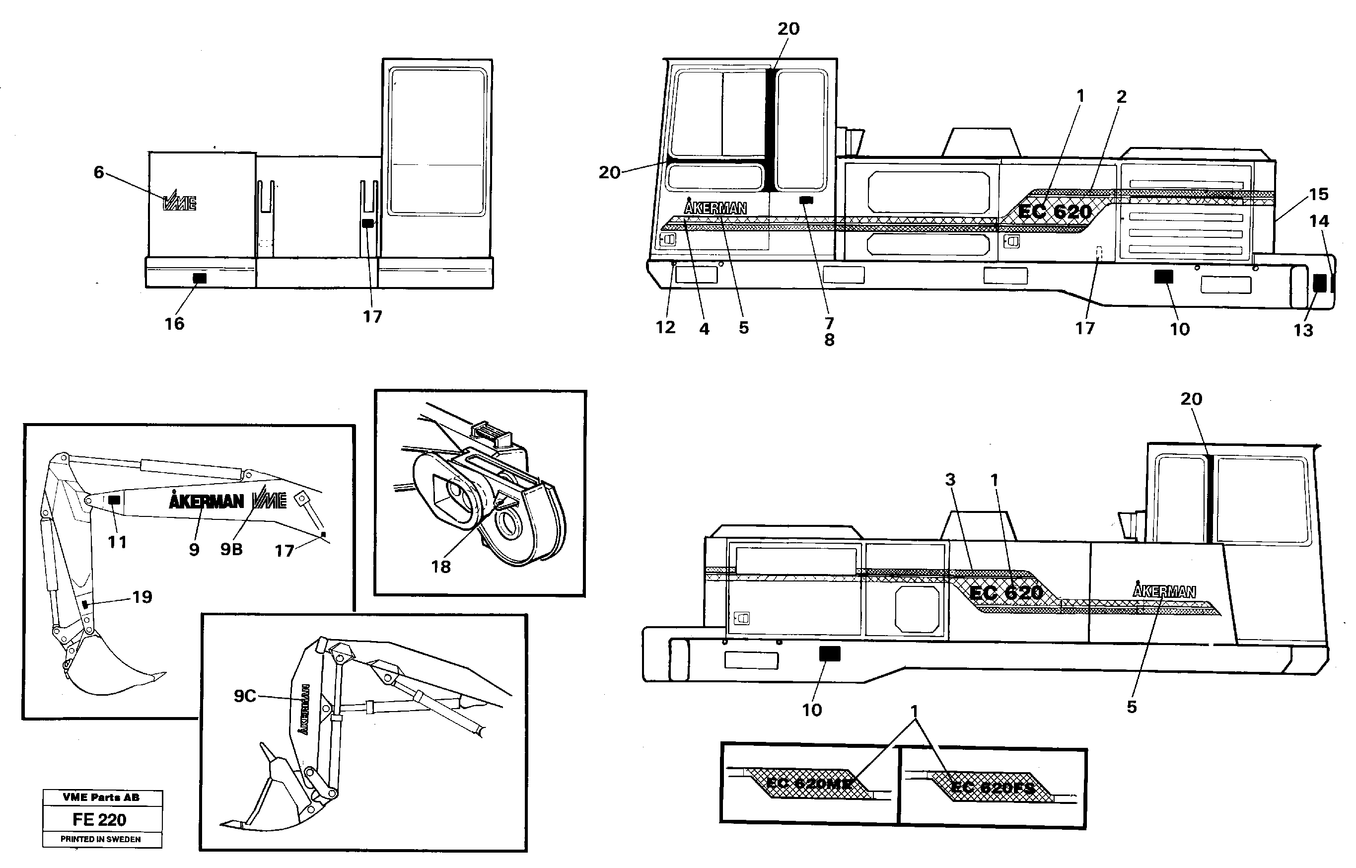Angled plate VOE14264572 VOLVO
