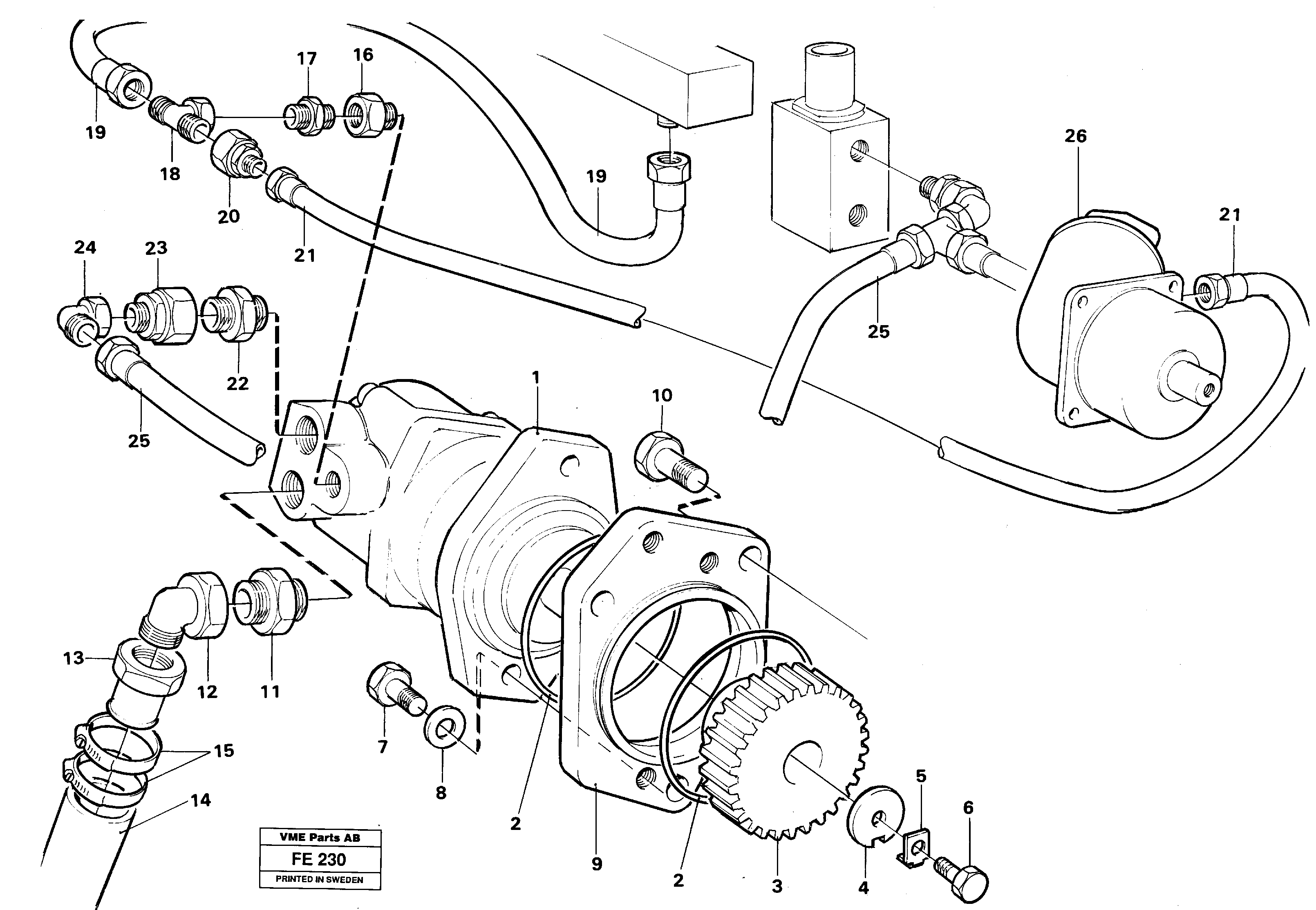 Bulkhead RM/VOE14213557 VOLVO