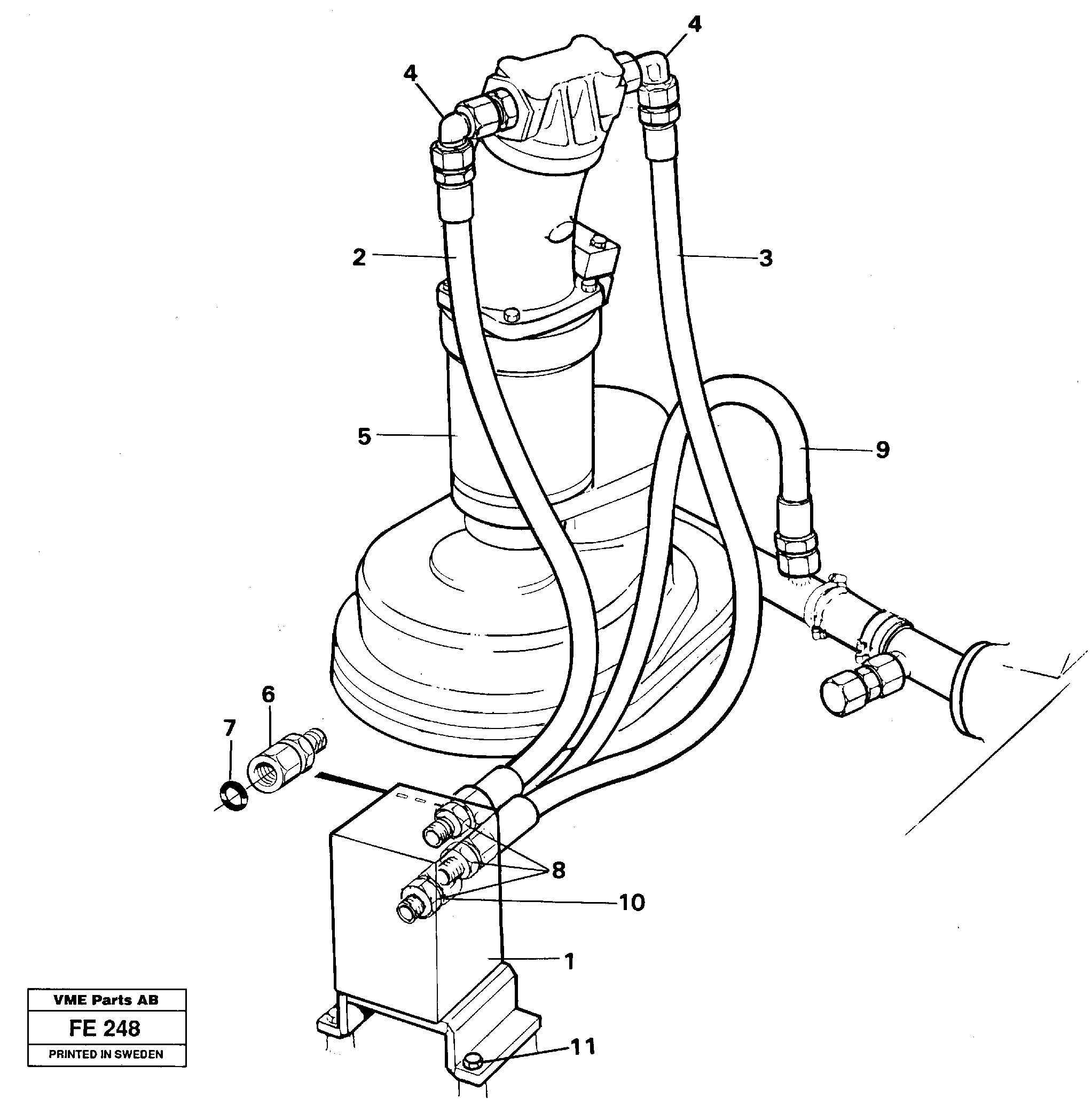 Outer Cup VOE14040277 VOLVO