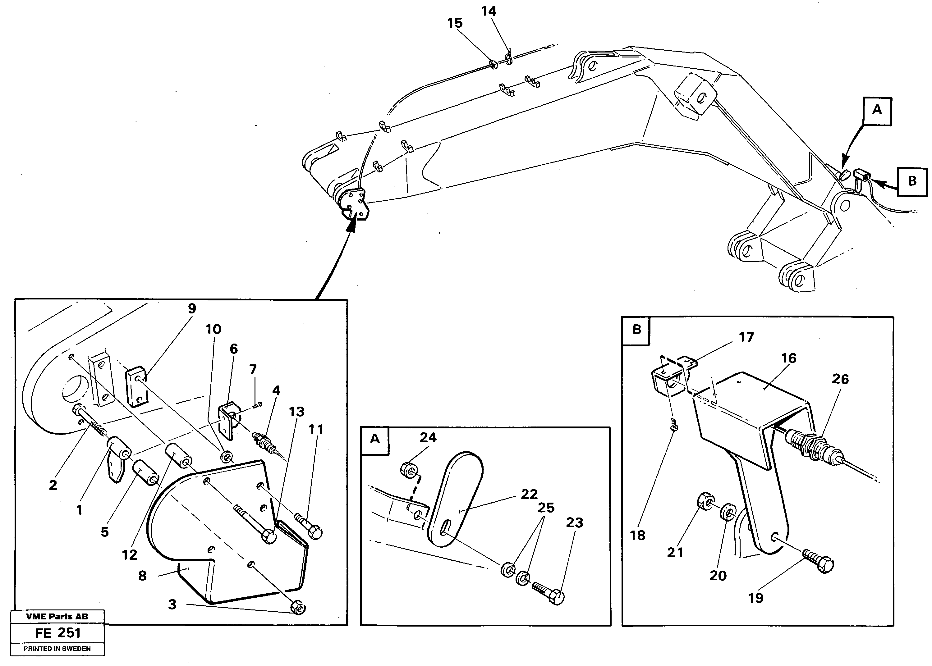 Digging Arm VOE14241490 VOLVO