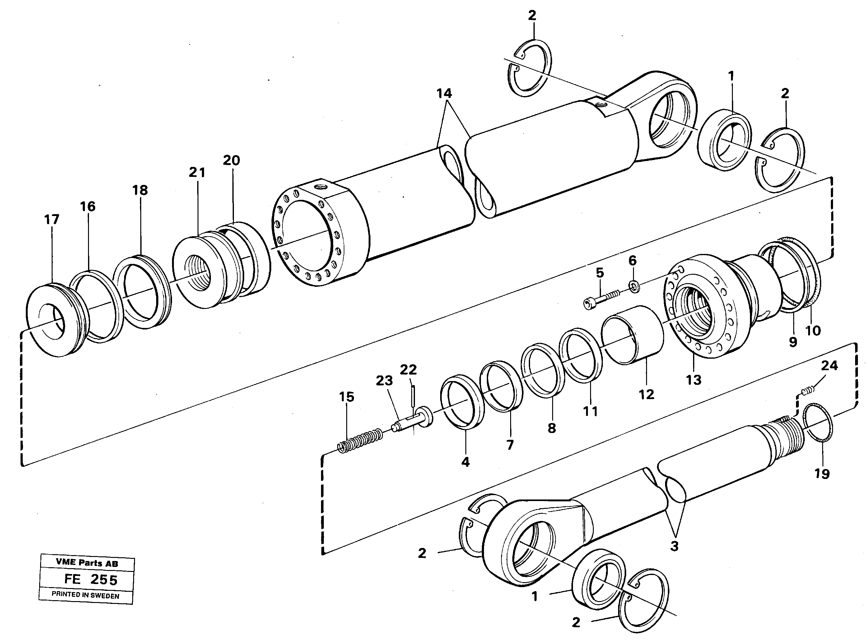 Back-up ring VOE14043249 VOLVO
