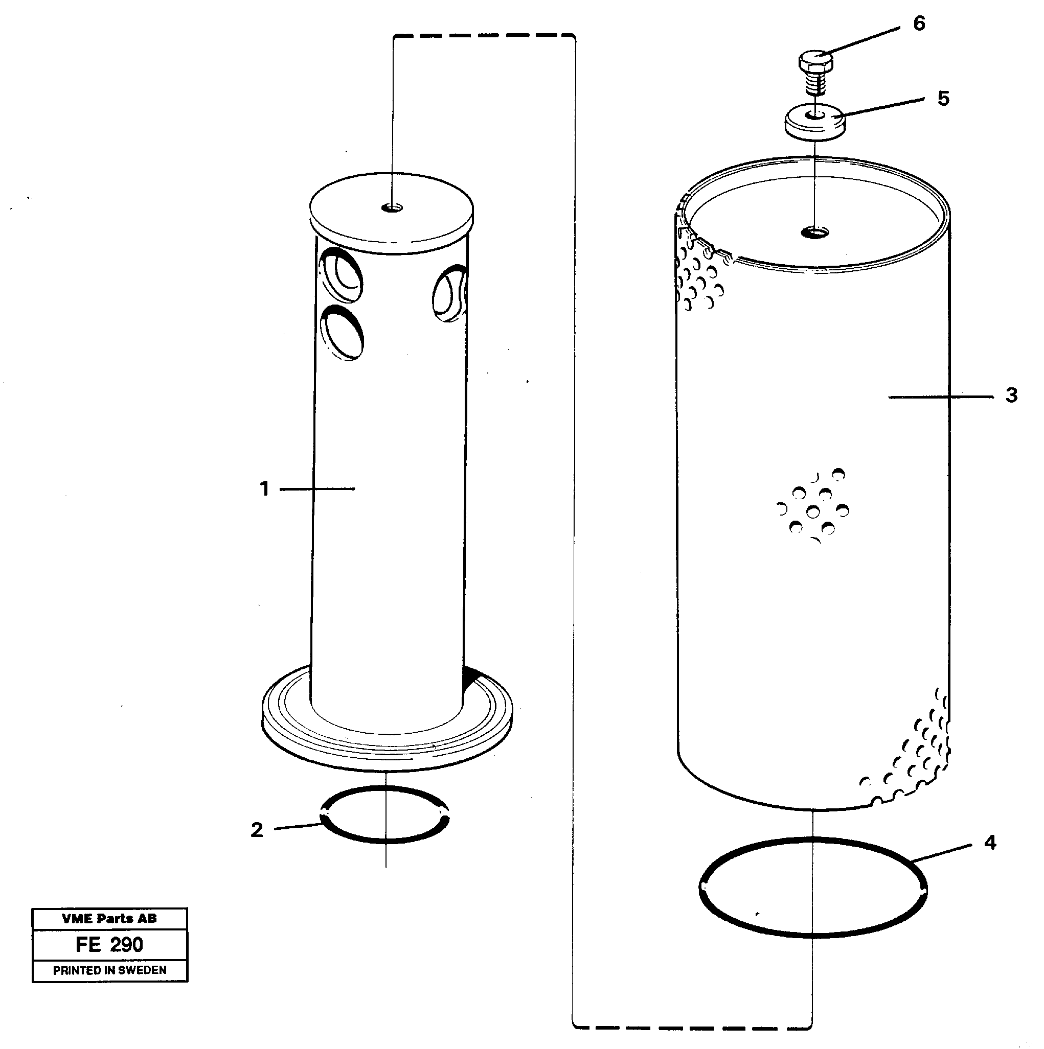 Exhaust pipe VOE14234938 VOLVO