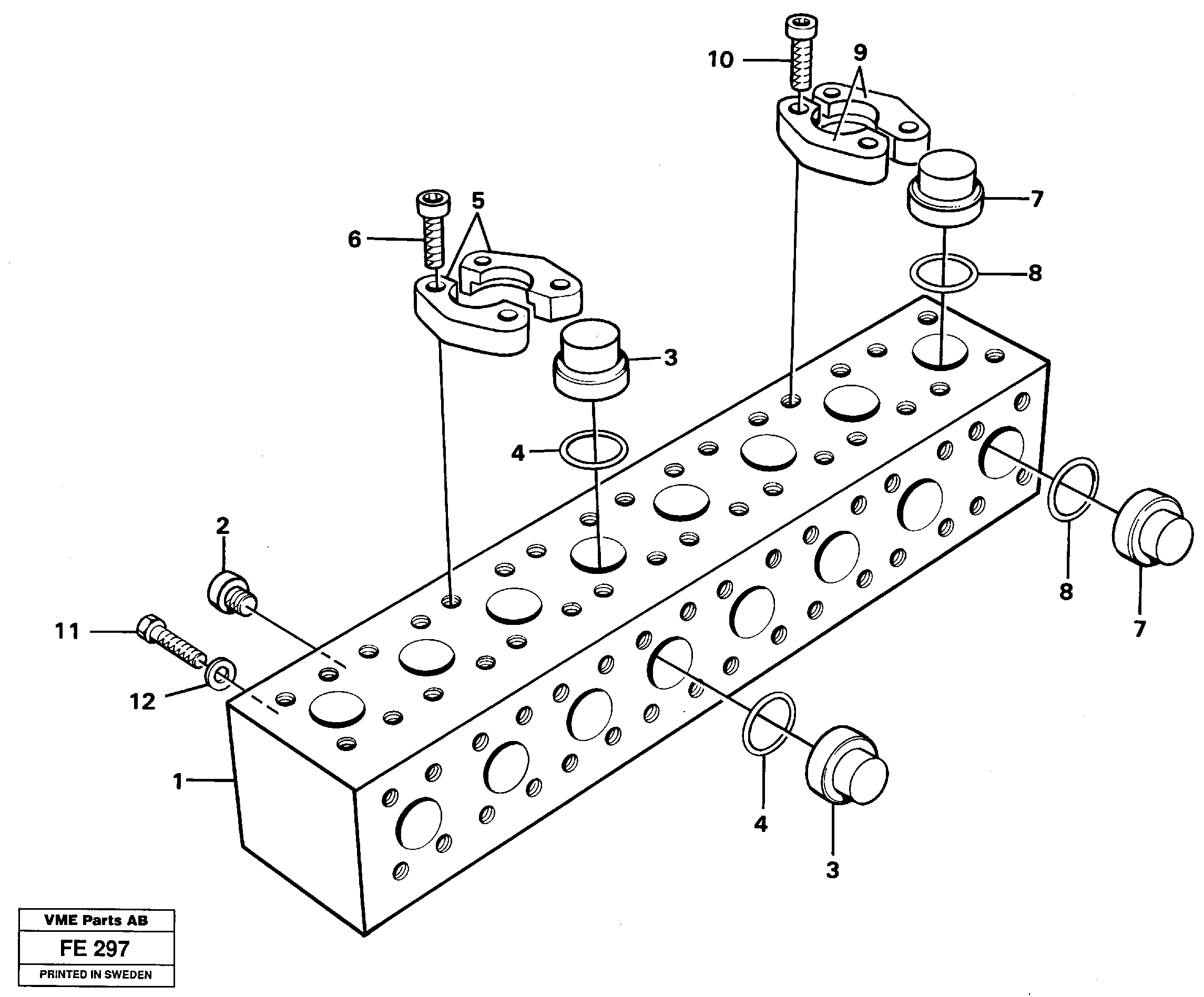 Пластина щитка VOE14054788 VOLVO