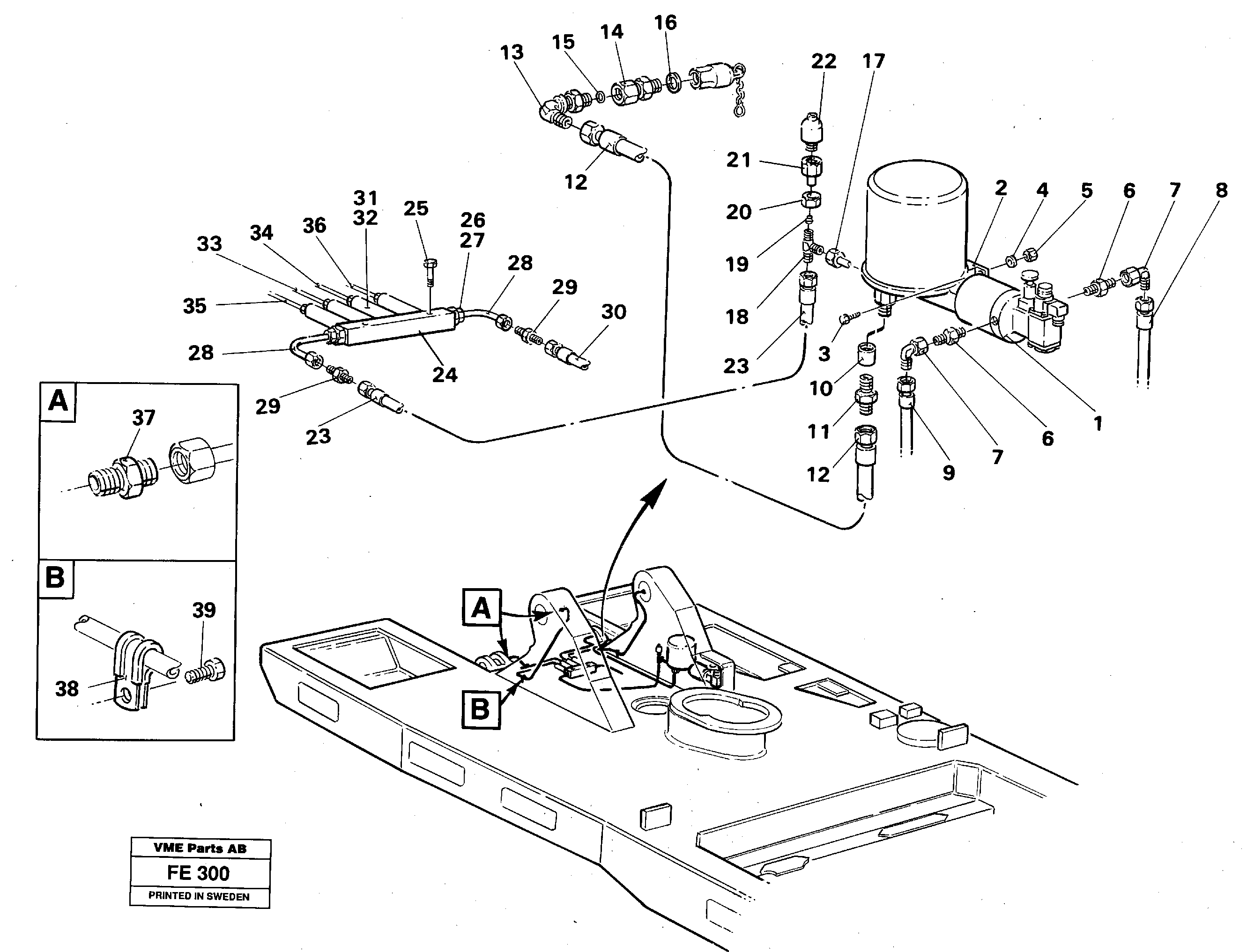 Tube Socket VOE14013441 VOLVO