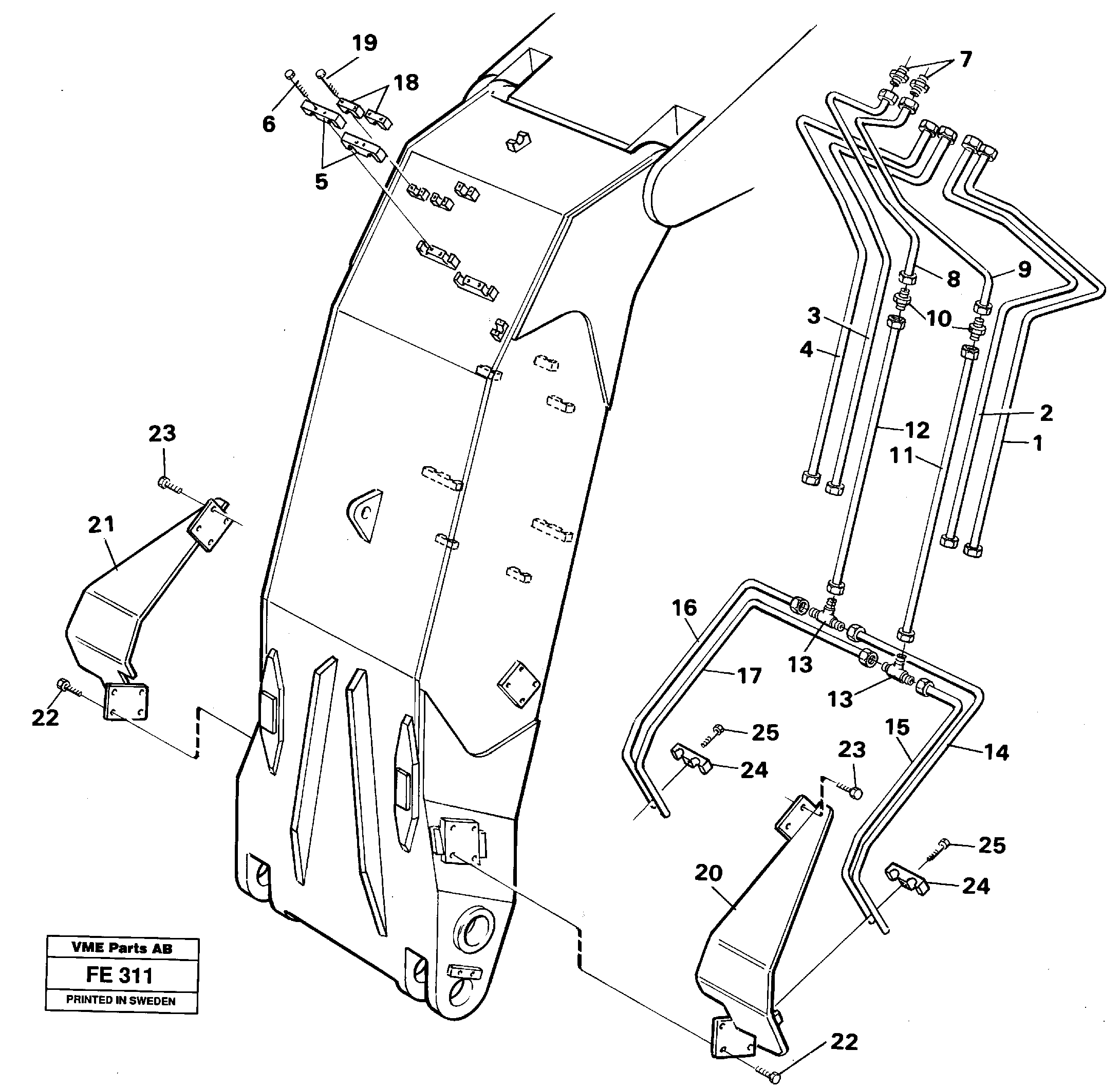 Bulkhead VOE14012483 VOLVO