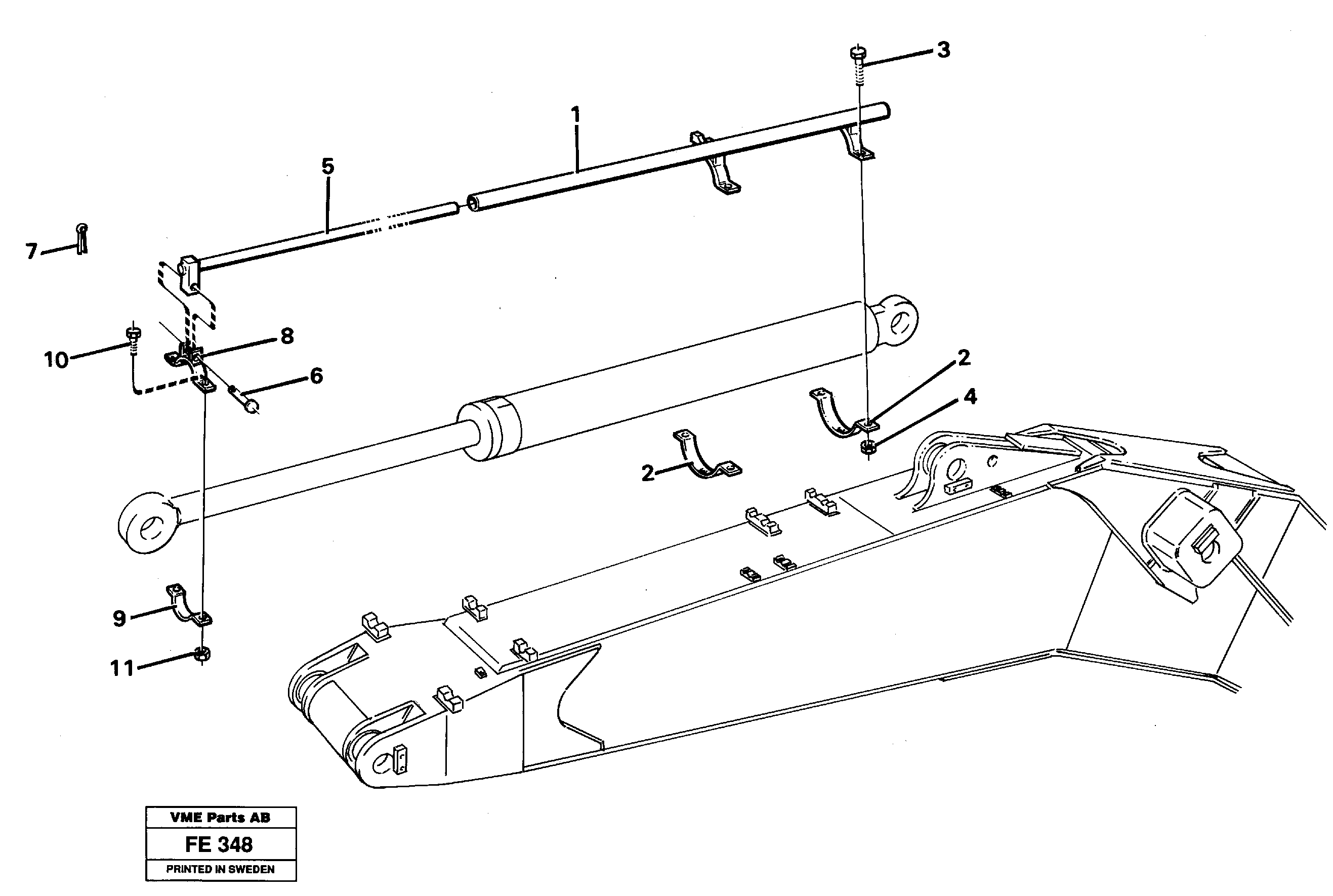 Pivot Pin VOE14005349 VOLVO